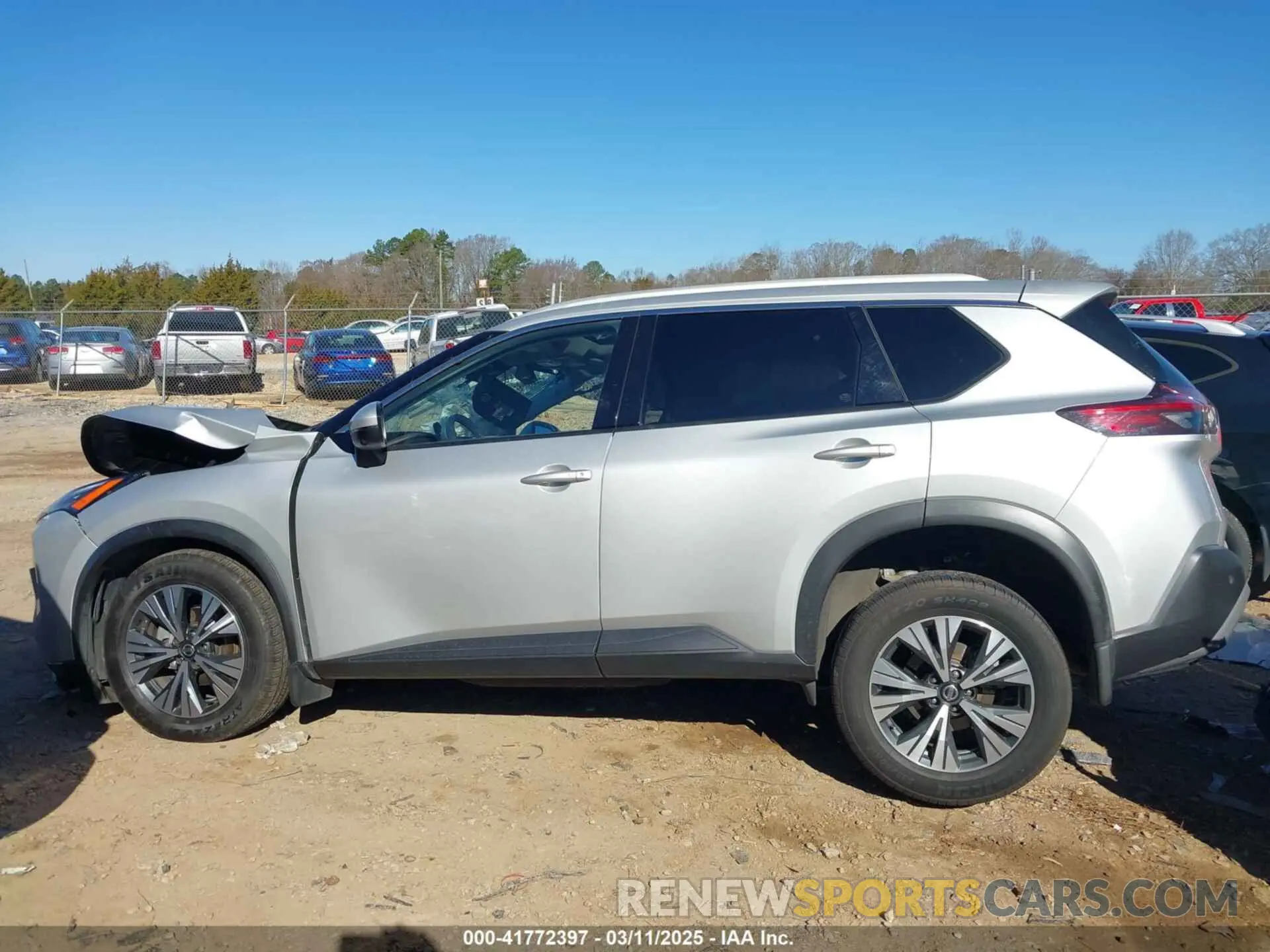 14 fotografías del automóvil dañado JN8AT3BB1MW235770 NISSAN ROGUE 2021
