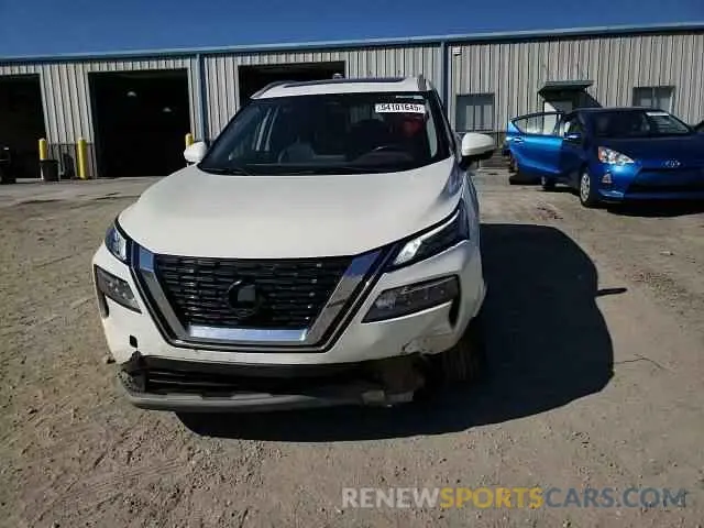 14 fotografías del automóvil dañado JN8AT3BB2MW228648 NISSAN ROGUE 2021