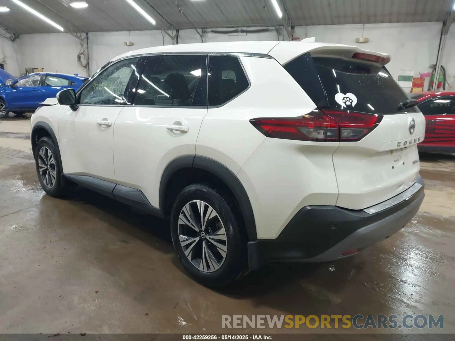 3 fotografías del automóvil dañado JN8AT3BB3MW210000 NISSAN ROGUE 2021