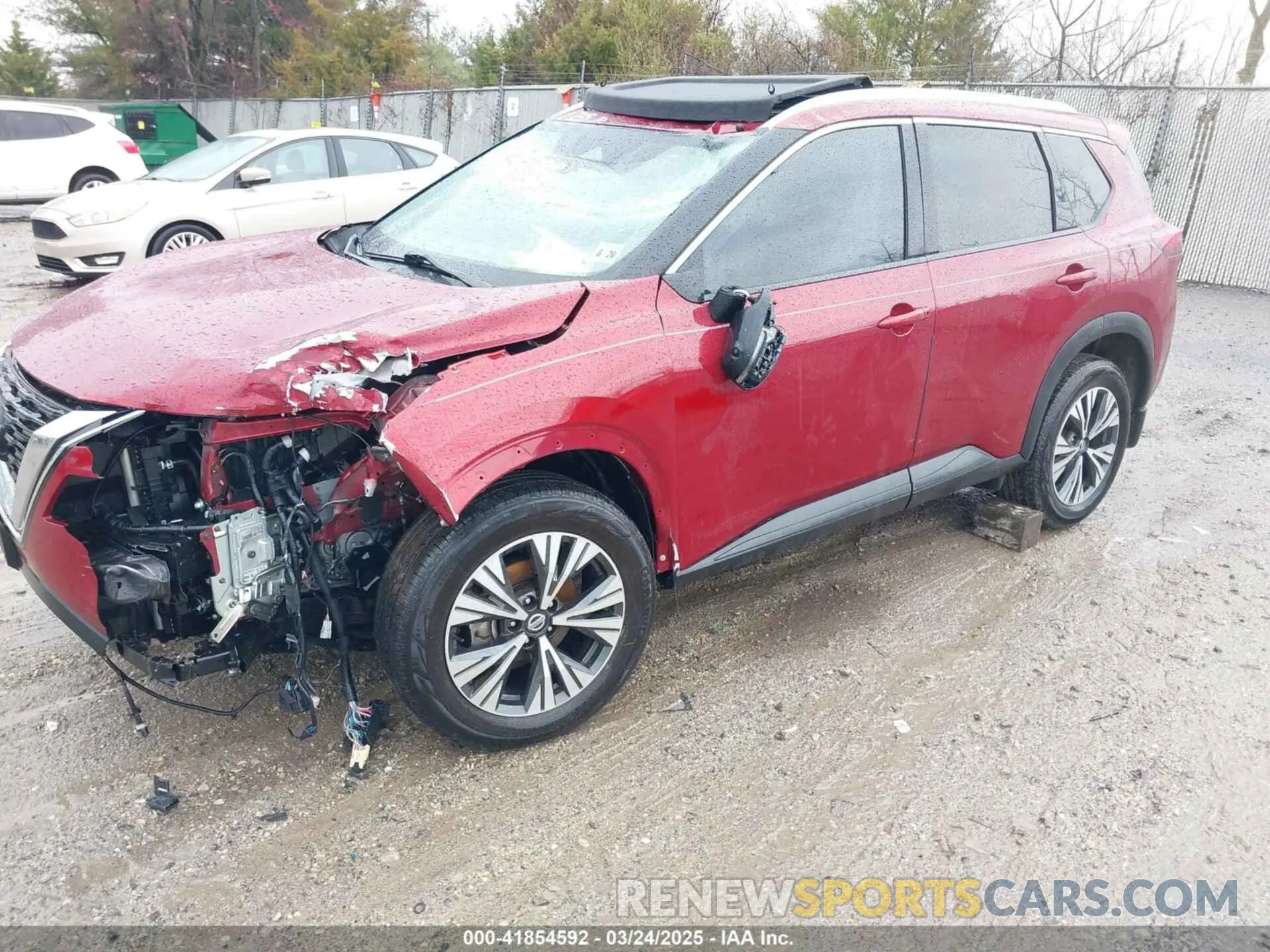 2 fotografías del automóvil dañado JN8AT3BB3MW234524 NISSAN ROGUE 2021
