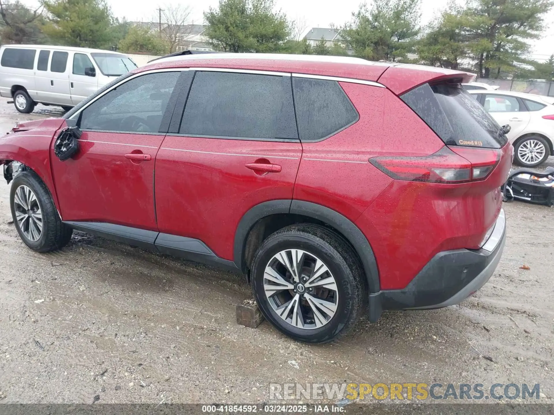 3 fotografías del automóvil dañado JN8AT3BB3MW234524 NISSAN ROGUE 2021