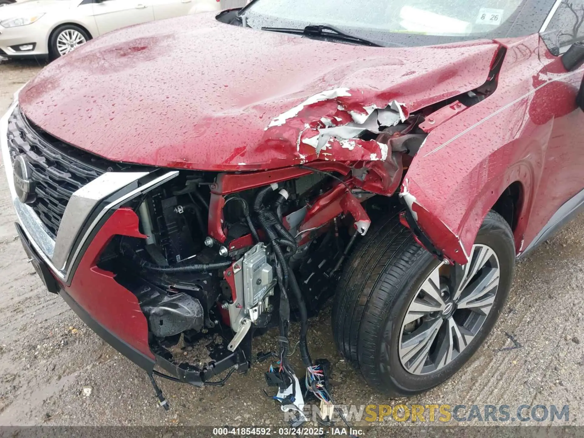 6 fotografías del automóvil dañado JN8AT3BB3MW234524 NISSAN ROGUE 2021