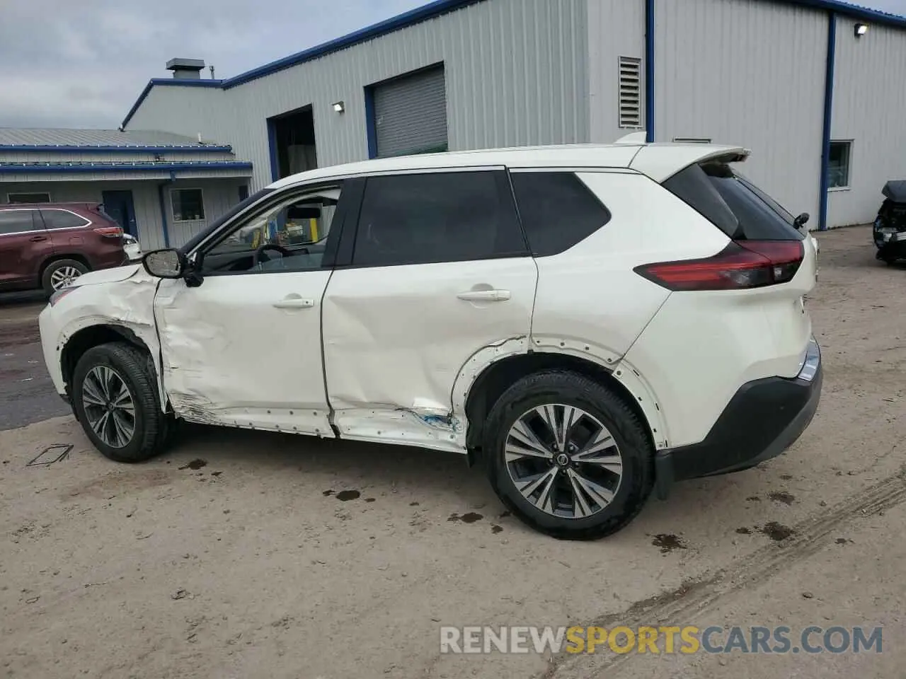 2 fotografías del automóvil dañado JN8AT3BB4MW221345 NISSAN ROGUE 2021