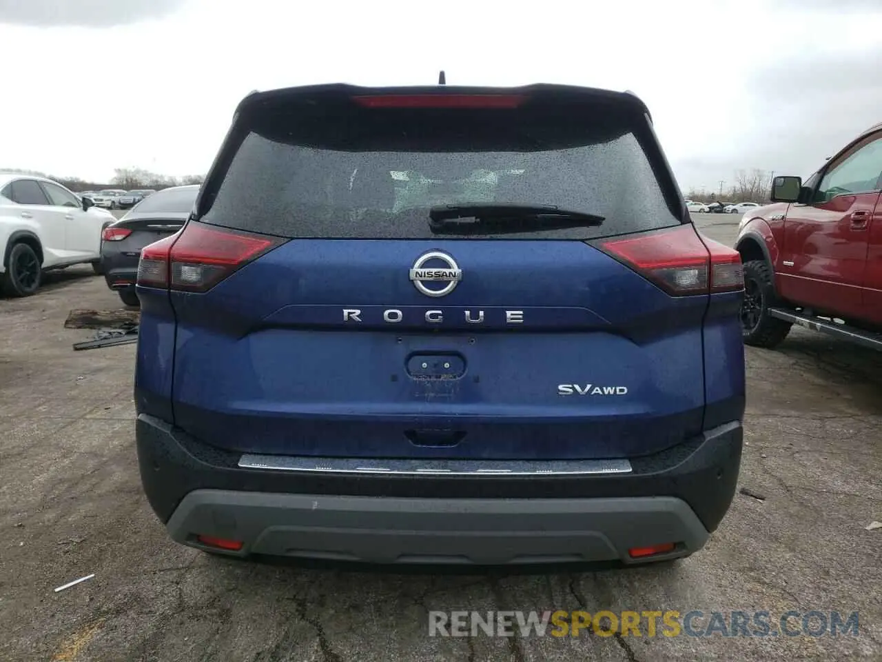 6 fotografías del automóvil dañado JN8AT3BB5MW224111 NISSAN ROGUE 2021