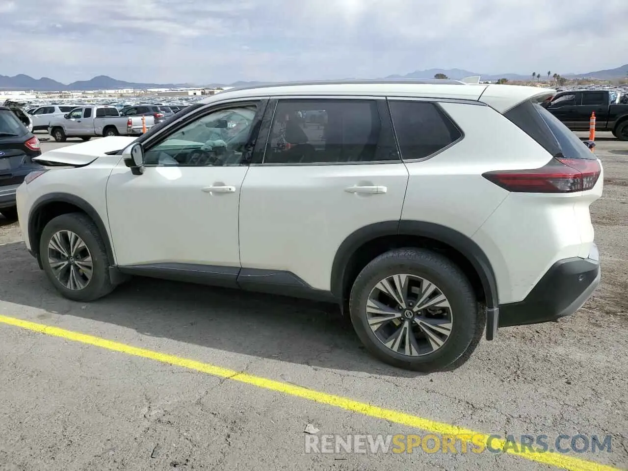 2 fotografías del automóvil dañado JN8AT3BB5MW234640 NISSAN ROGUE 2021