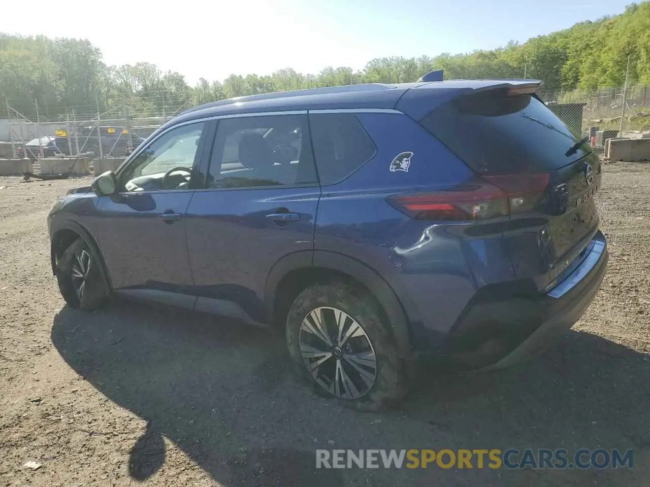 2 fotografías del automóvil dañado JN8AT3BB7MW209397 NISSAN ROGUE 2021