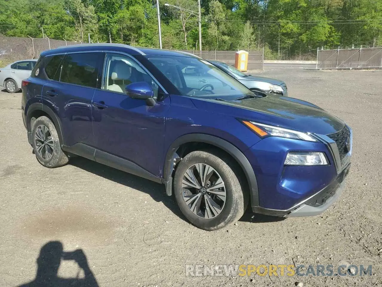 4 fotografías del automóvil dañado JN8AT3BB7MW209397 NISSAN ROGUE 2021