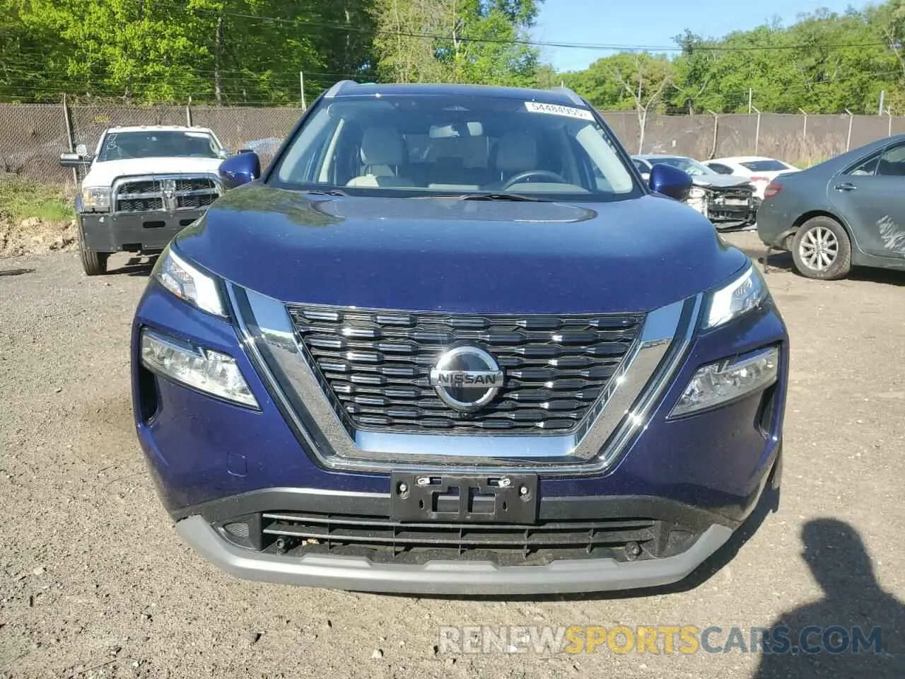 5 fotografías del automóvil dañado JN8AT3BB7MW209397 NISSAN ROGUE 2021