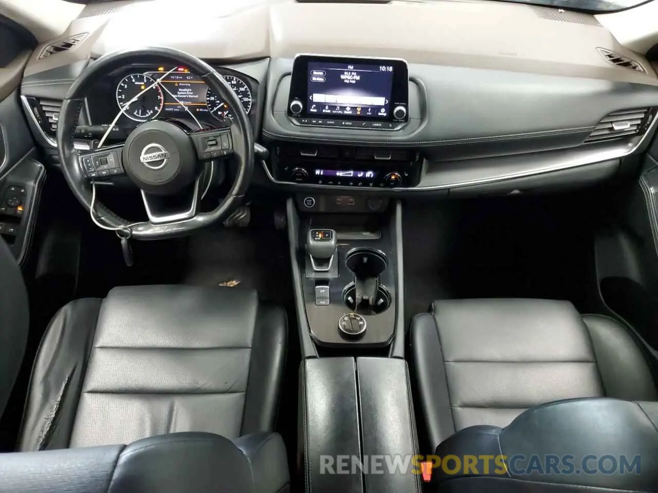 8 fotografías del automóvil dañado JN8AT3BB7MW215104 NISSAN ROGUE 2021