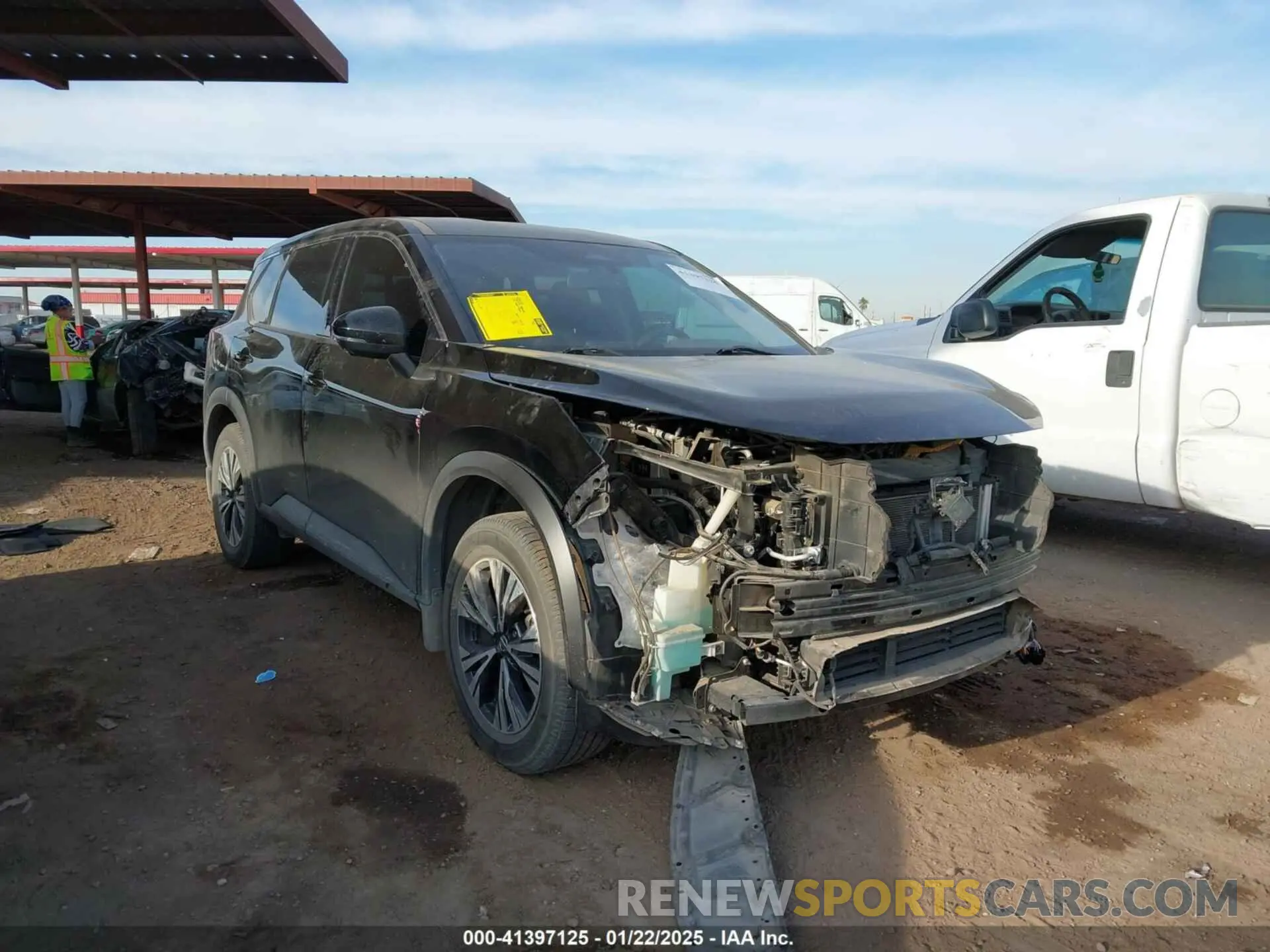 1 fotografías del automóvil dañado JN8AT3BB7MW227687 NISSAN ROGUE 2021