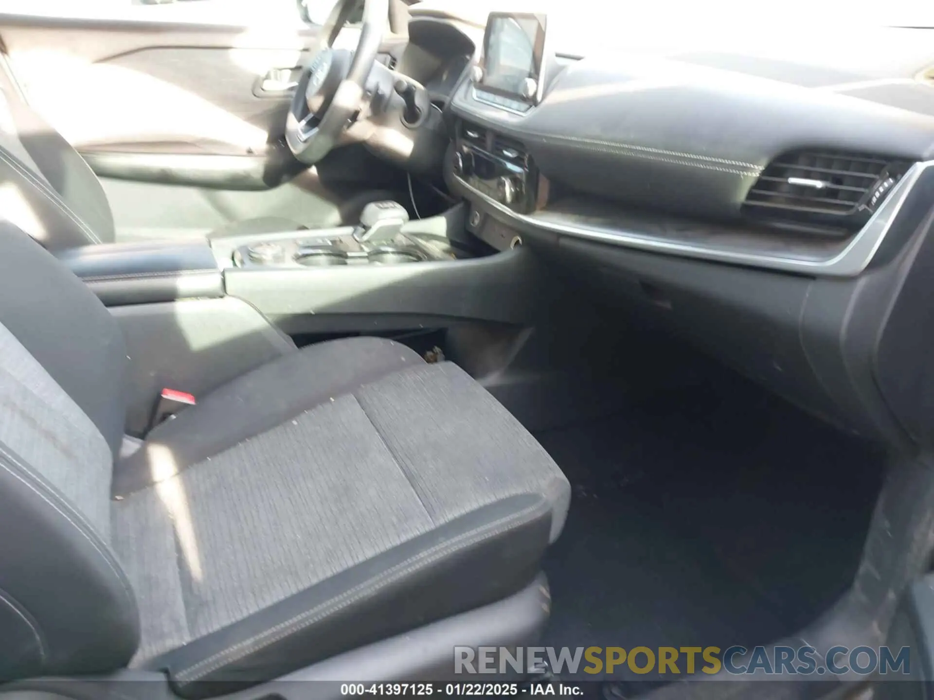 5 fotografías del automóvil dañado JN8AT3BB7MW227687 NISSAN ROGUE 2021