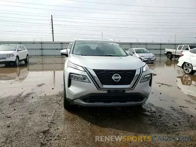 10 fotografías del automóvil dañado JN8AT3BB8MW216116 NISSAN ROGUE 2021