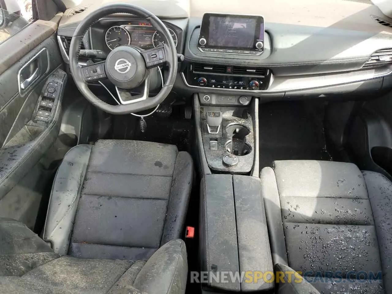 8 fotografías del automóvil dañado JN8AT3BB8MW216116 NISSAN ROGUE 2021