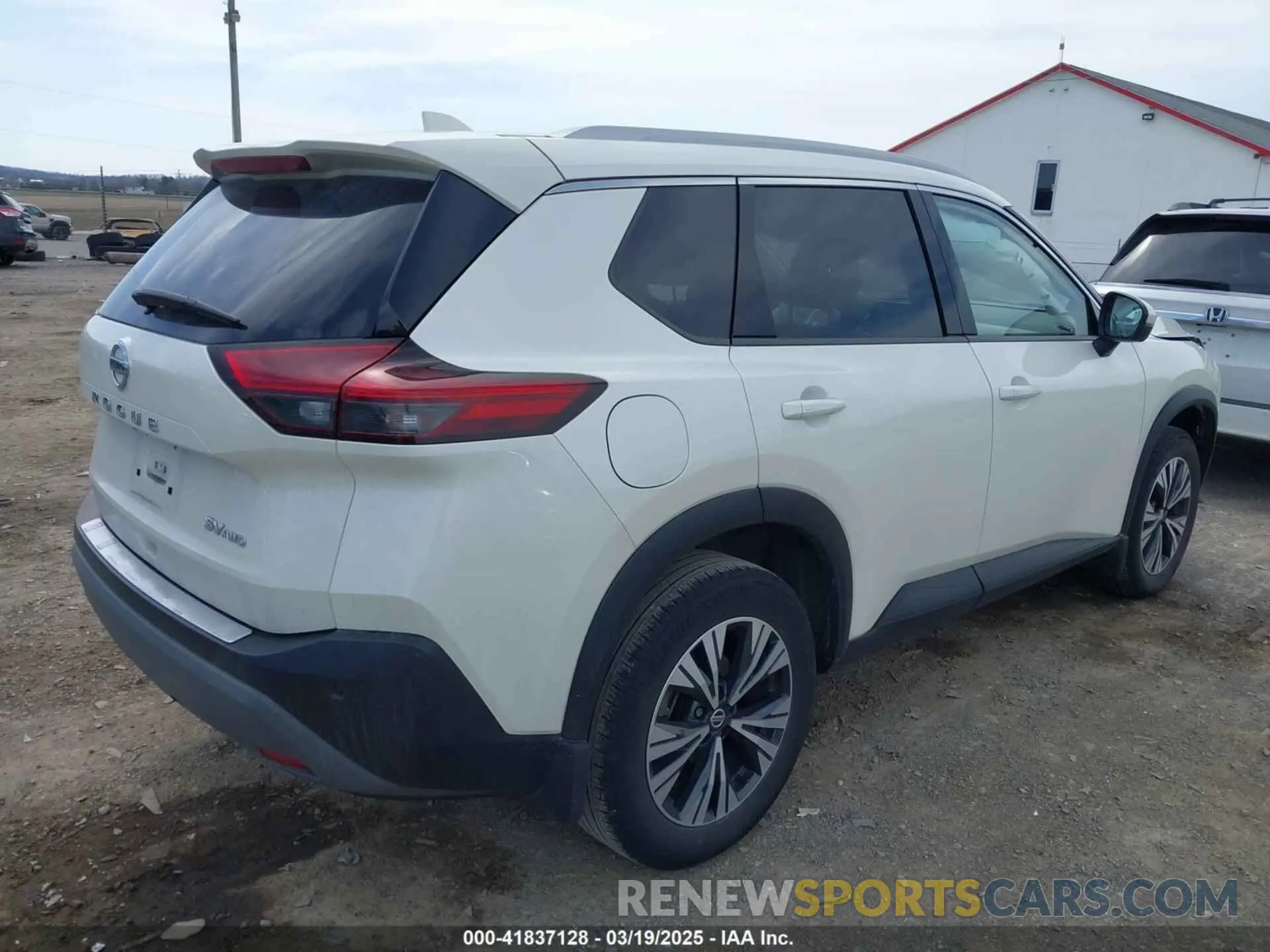 4 fotografías del automóvil dañado JN8AT3BB9MW237797 NISSAN ROGUE 2021