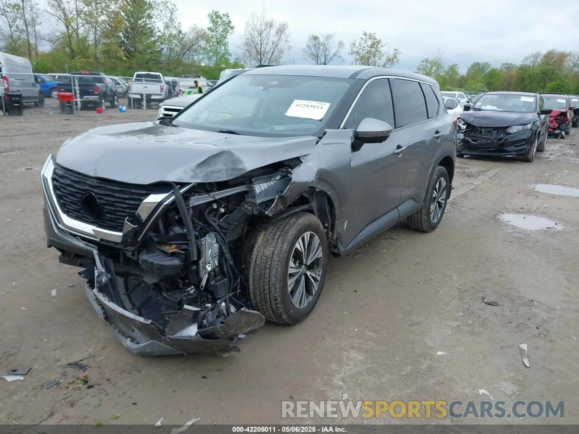 2 fotografías del automóvil dañado JN8AT3BBXMW205344 NISSAN ROGUE 2021