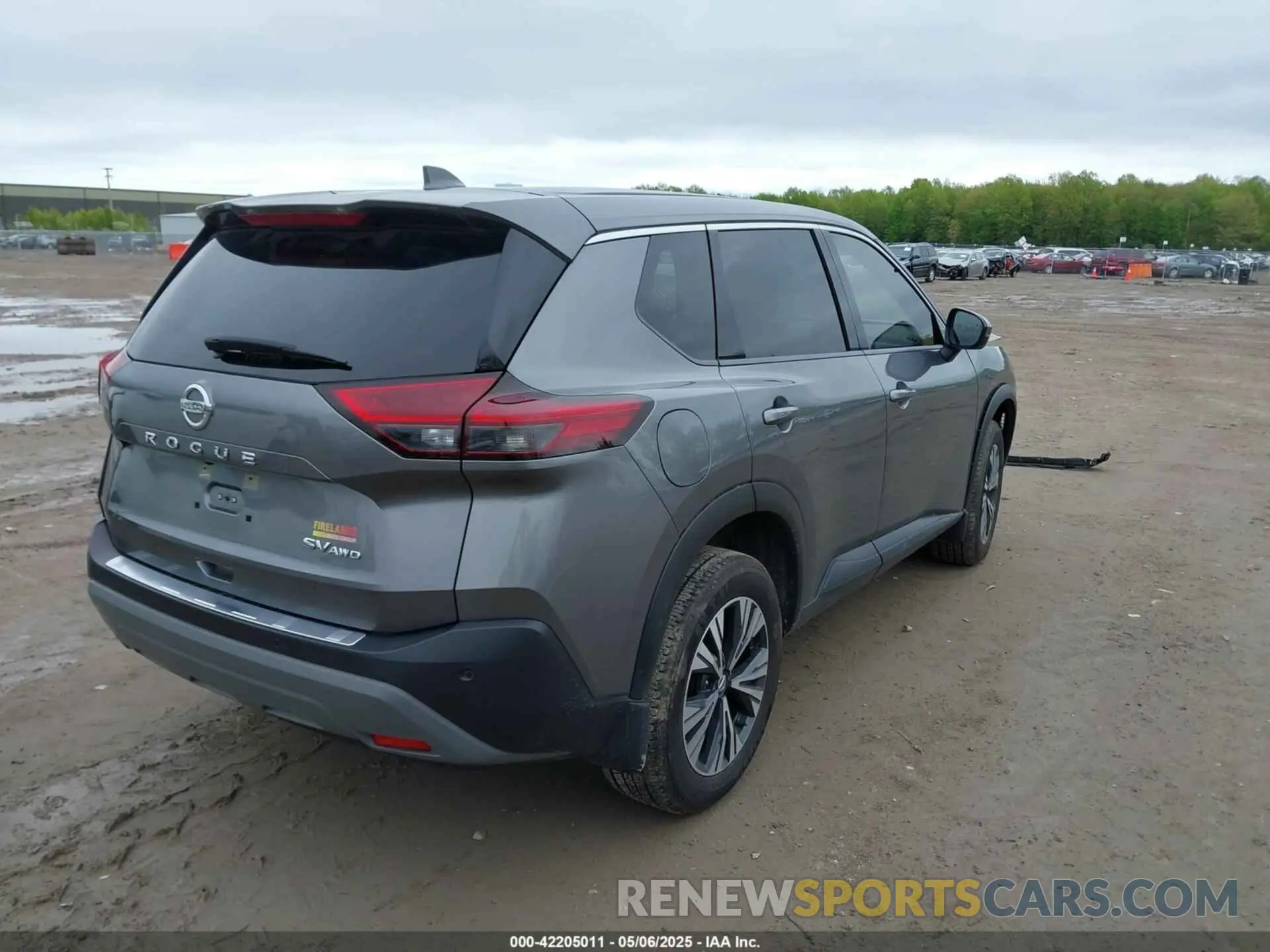 4 fotografías del automóvil dañado JN8AT3BBXMW205344 NISSAN ROGUE 2021