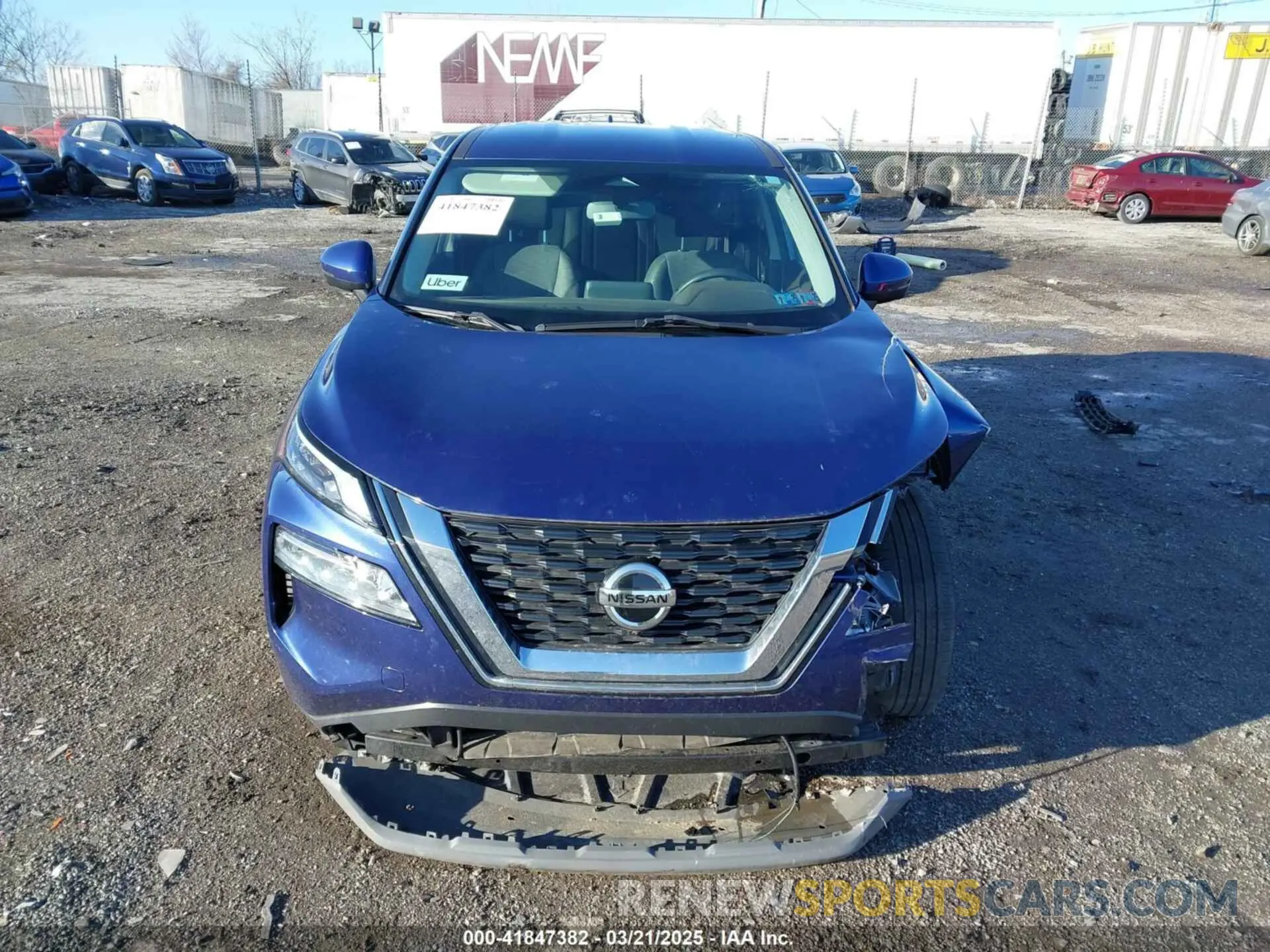 13 fotografías del automóvil dañado JN8AT3BBXMW225142 NISSAN ROGUE 2021