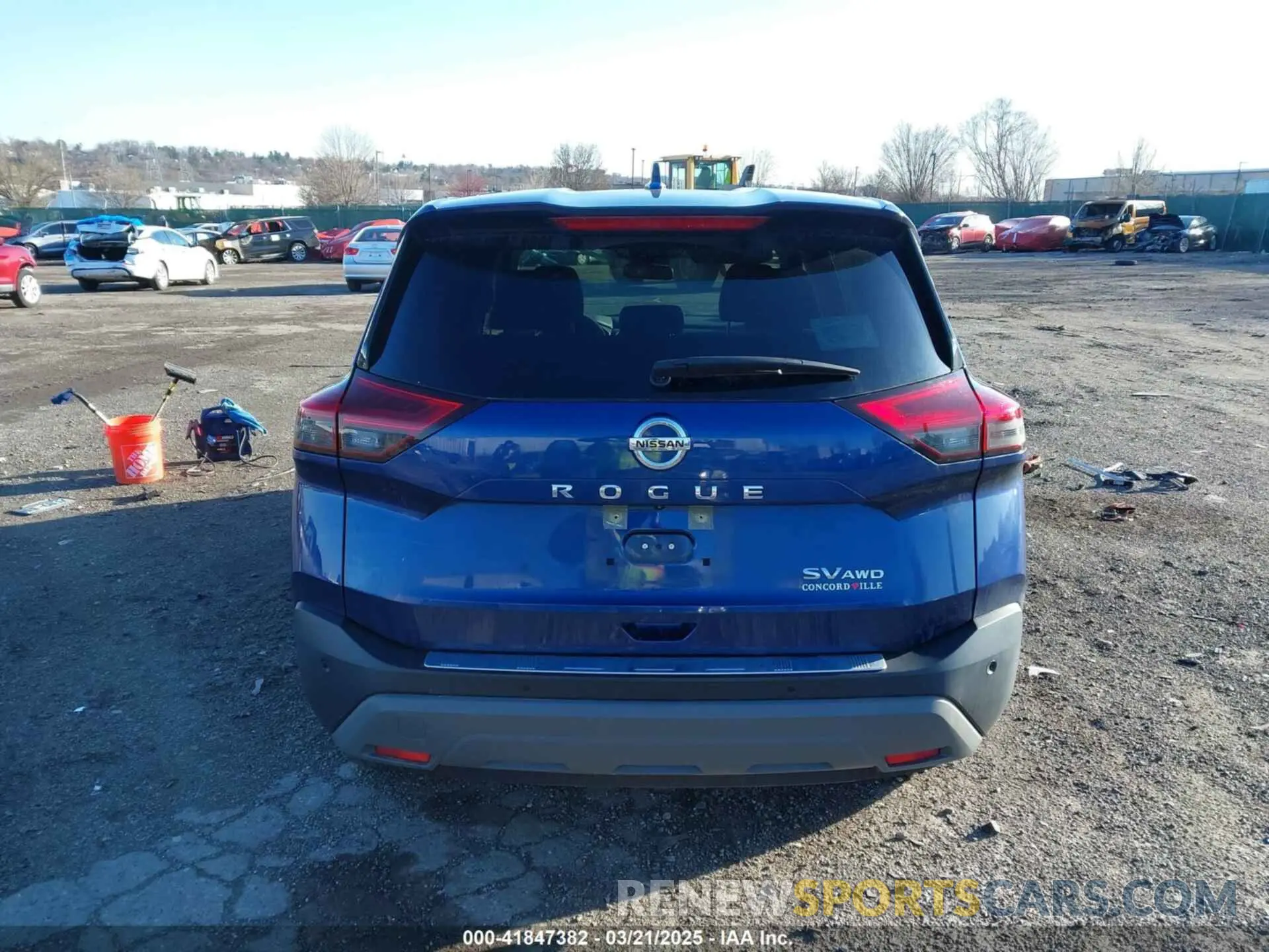17 fotografías del automóvil dañado JN8AT3BBXMW225142 NISSAN ROGUE 2021