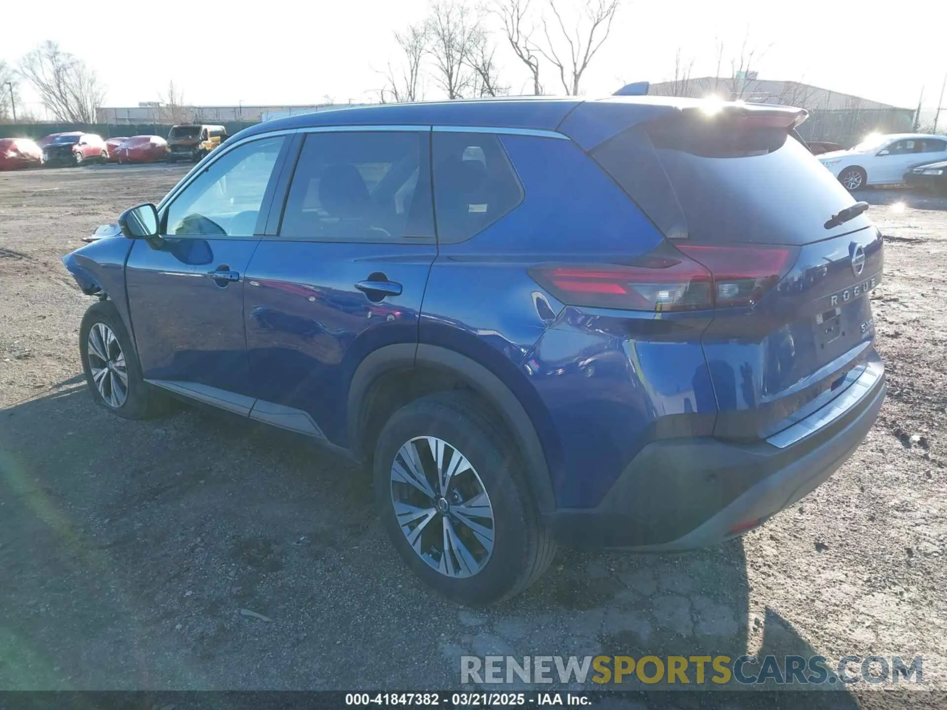 3 fotografías del automóvil dañado JN8AT3BBXMW225142 NISSAN ROGUE 2021