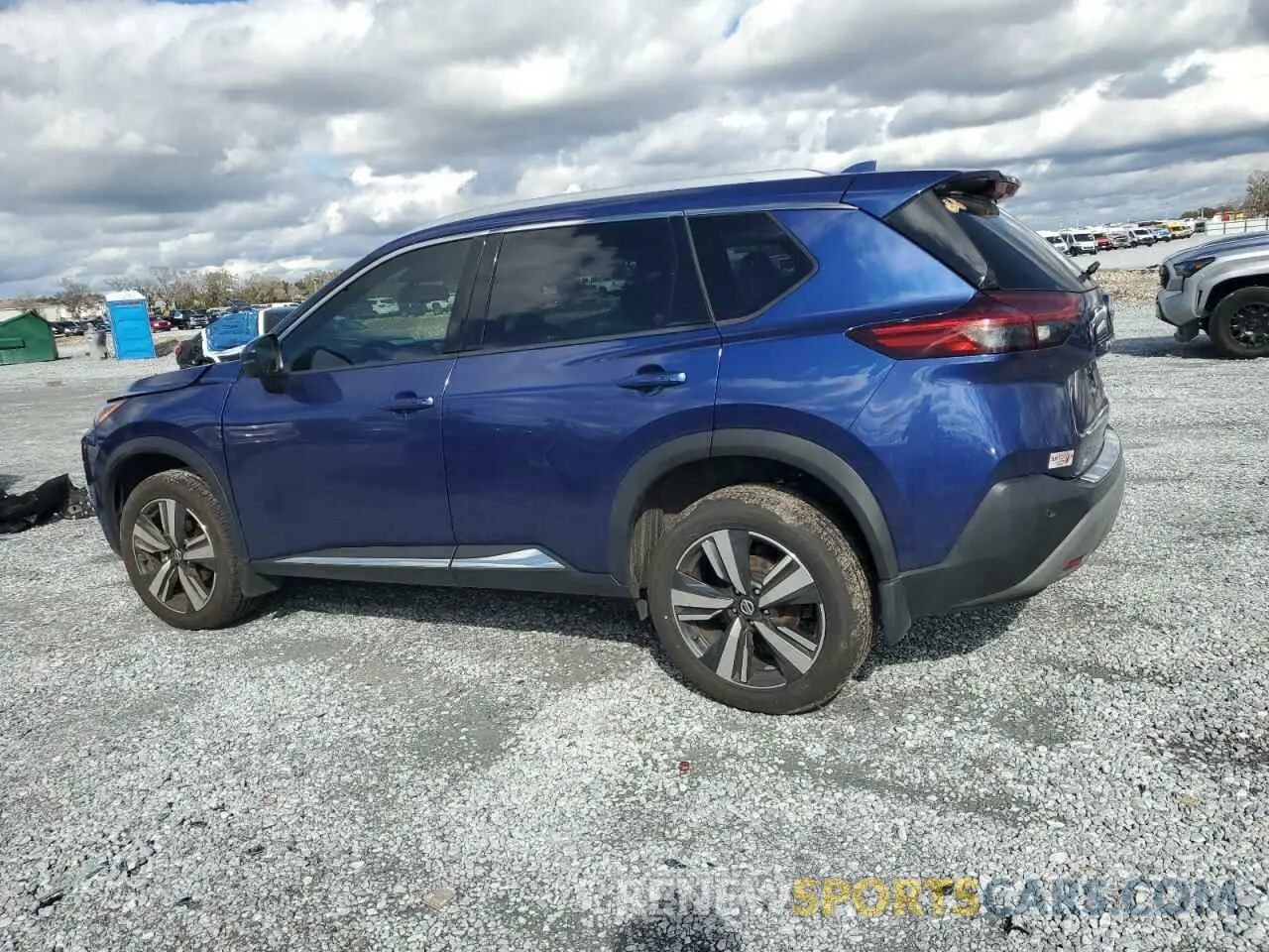 2 fotografías del automóvil dañado JN8AT3CA0MW013033 NISSAN ROGUE 2021
