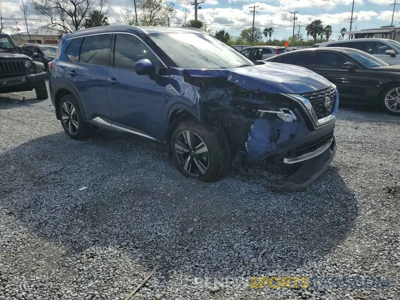 4 fotografías del automóvil dañado JN8AT3CA0MW013033 NISSAN ROGUE 2021