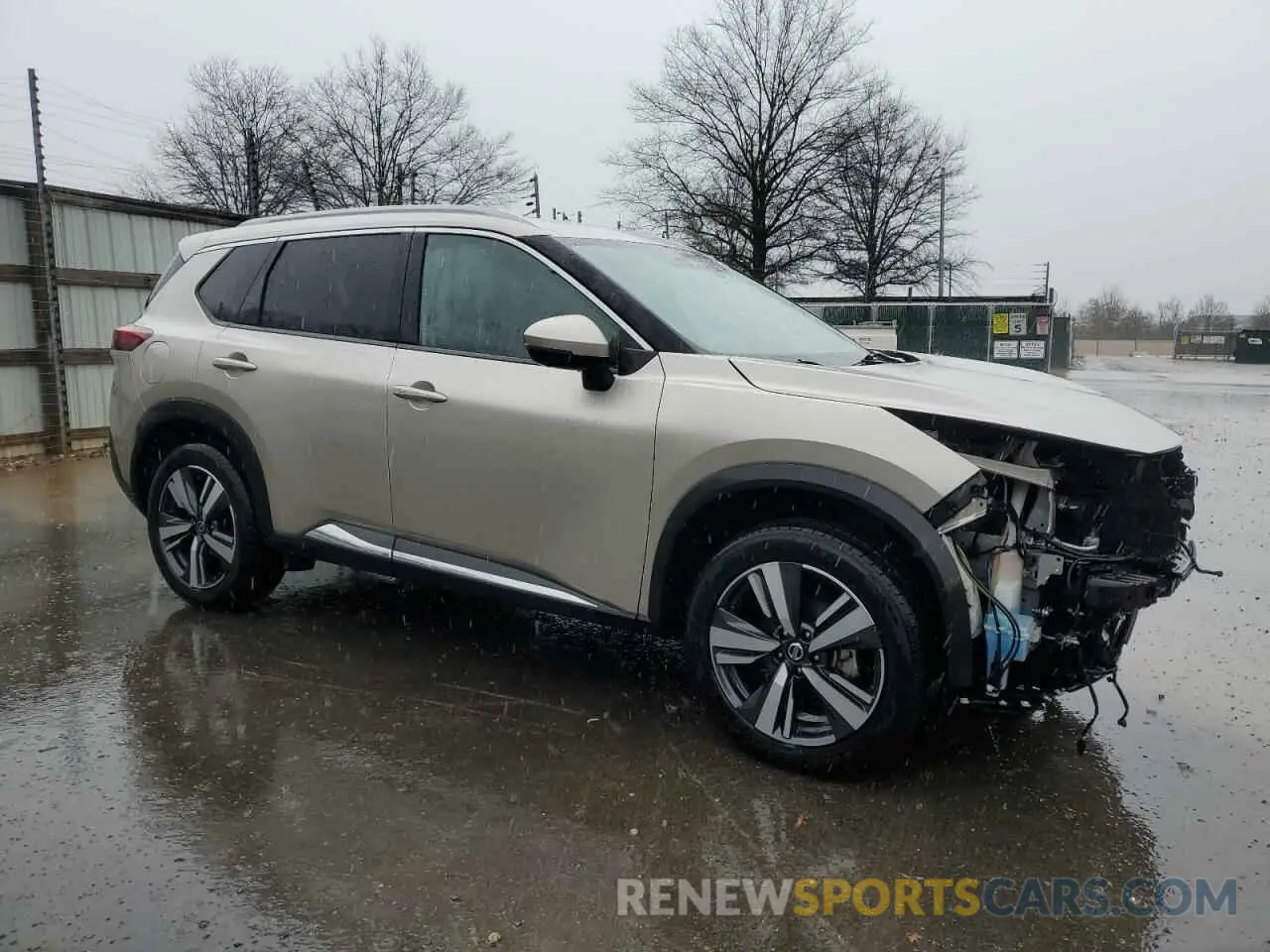 4 fotografías del automóvil dañado JN8AT3CA0MW020838 NISSAN ROGUE 2021