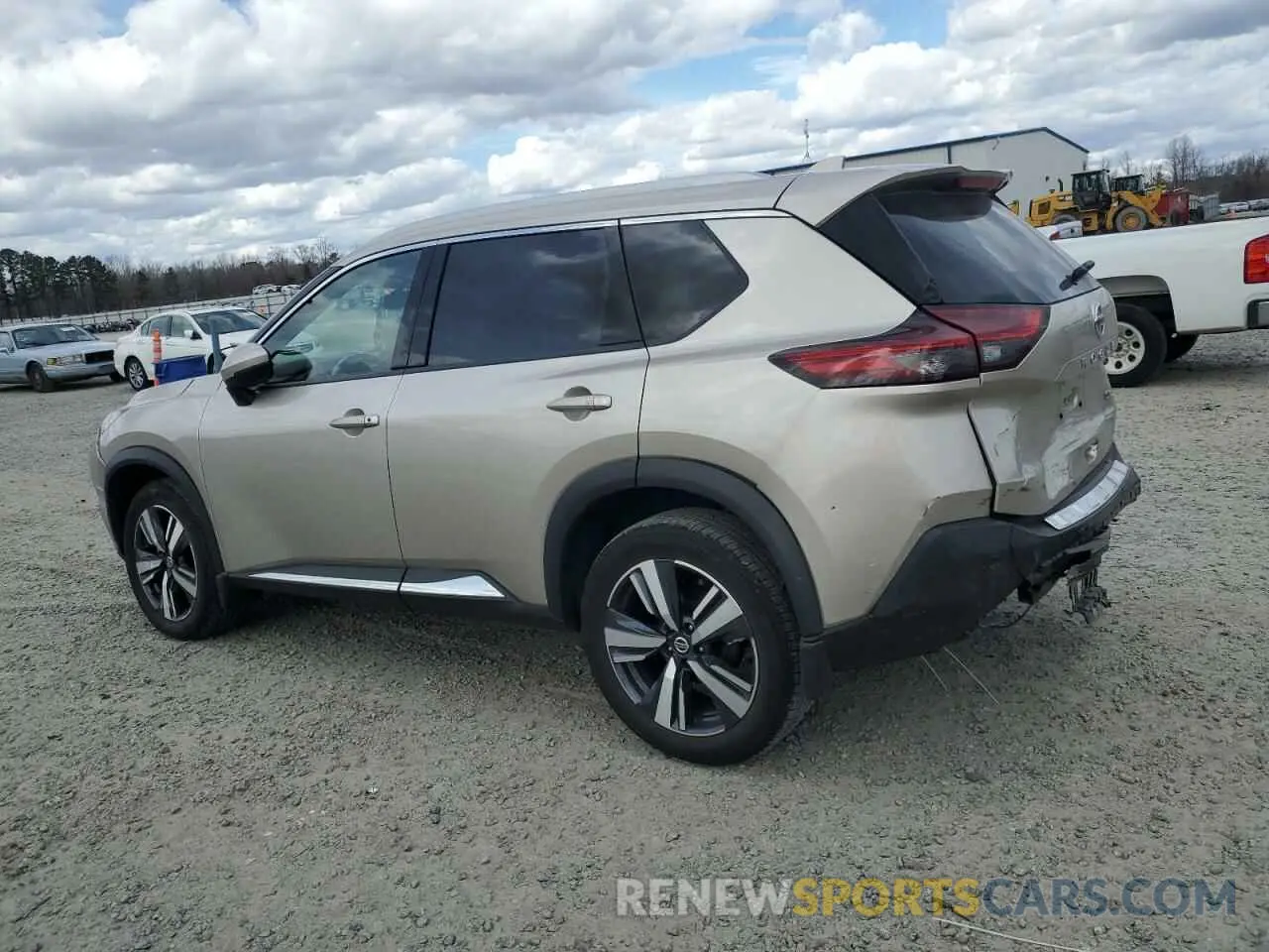 2 fotografías del automóvil dañado JN8AT3CA2MW027144 NISSAN ROGUE 2021