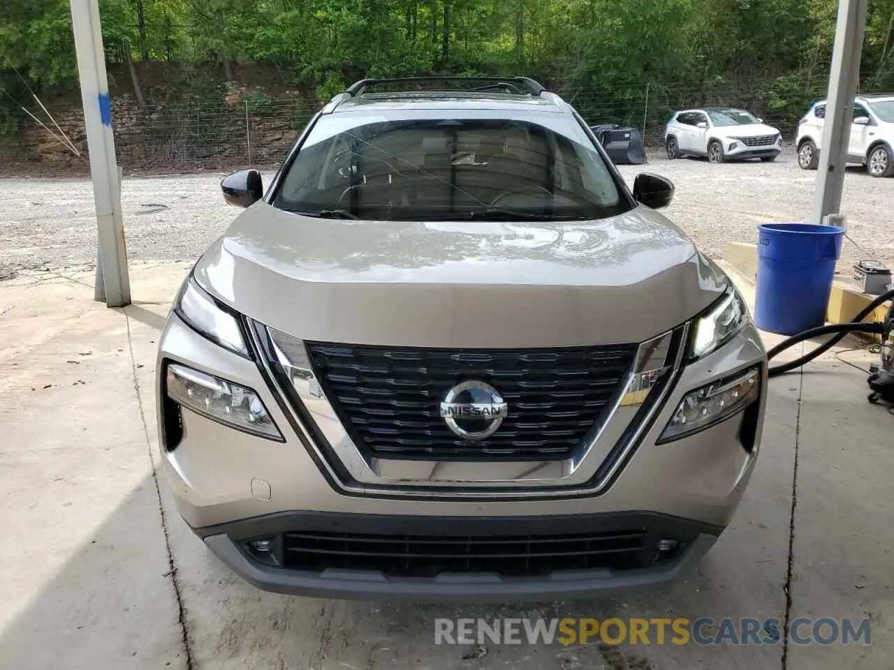 5 fotografías del automóvil dañado JN8AT3CA2MW027502 NISSAN ROGUE 2021
