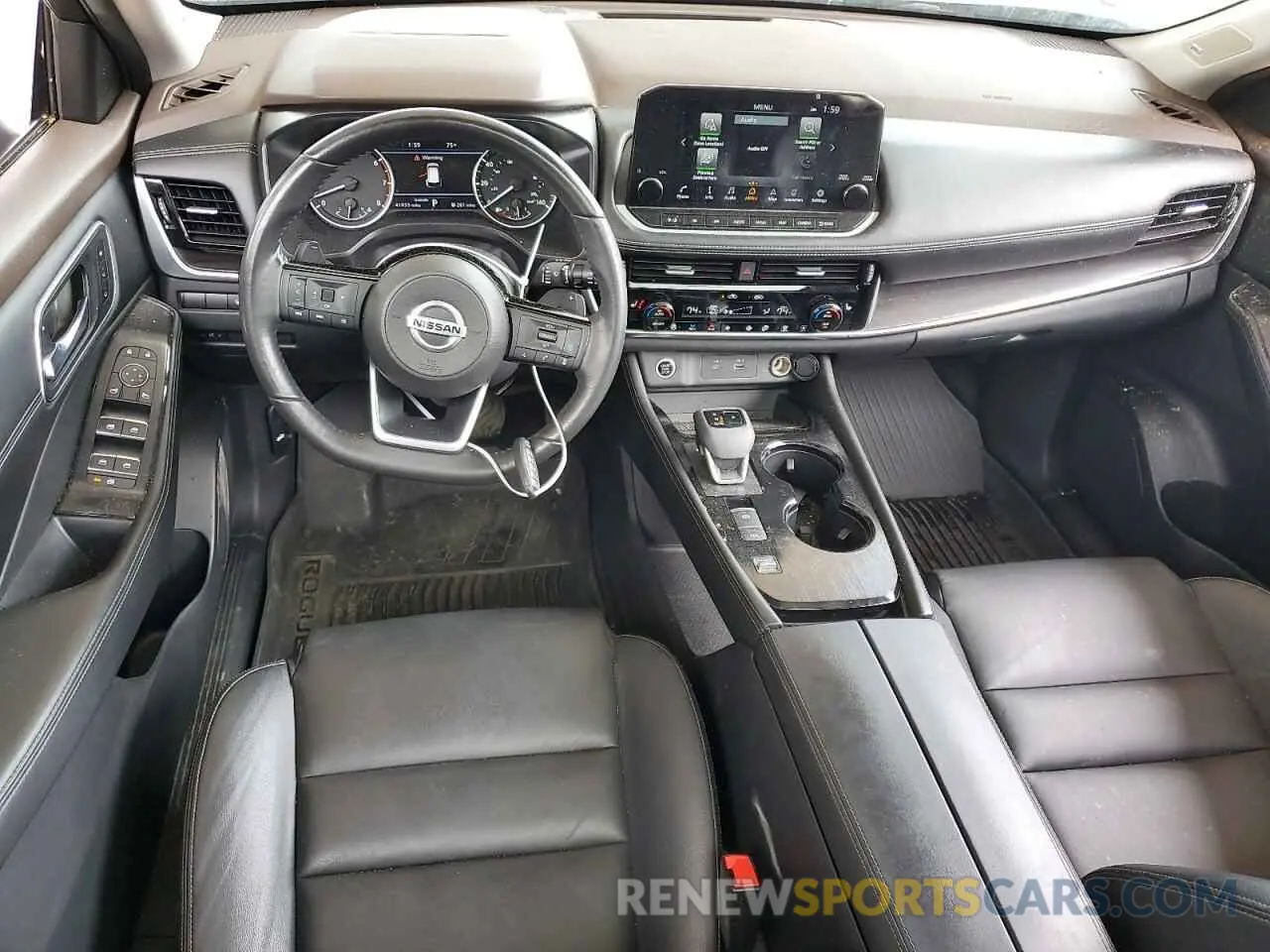 8 fotografías del automóvil dañado JN8AT3CA2MW027502 NISSAN ROGUE 2021