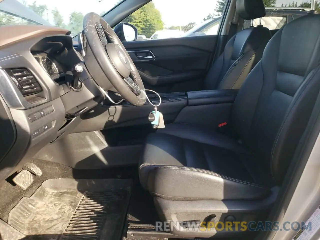 7 fotografías del automóvil dañado JN8AT3CA3MW012829 NISSAN ROGUE 2021