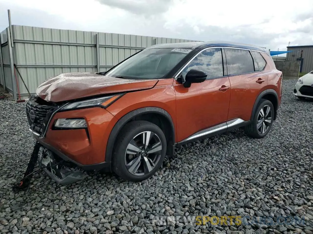 1 fotografías del automóvil dañado JN8AT3CA3MW014600 NISSAN ROGUE 2021