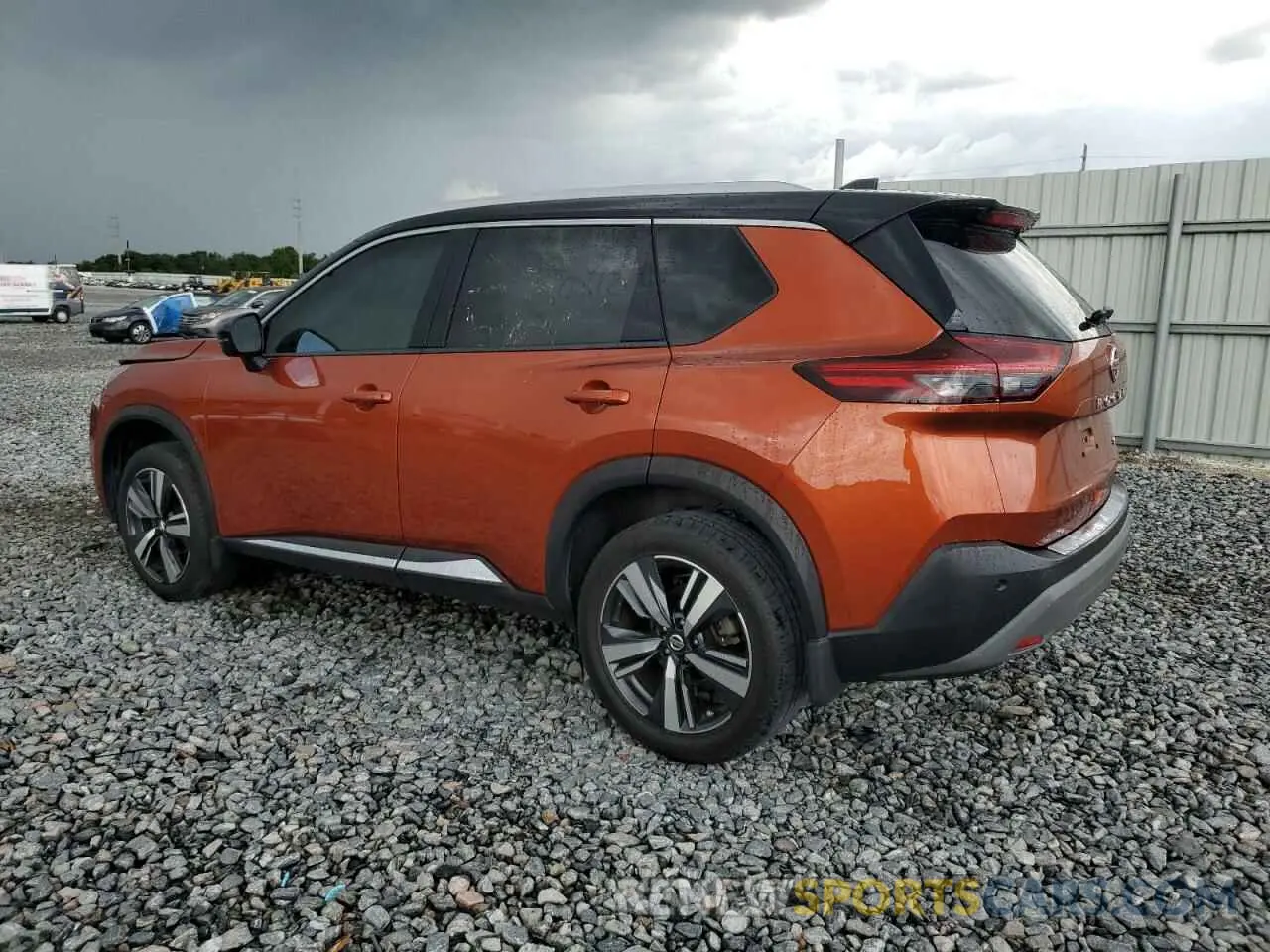 2 fotografías del automóvil dañado JN8AT3CA3MW014600 NISSAN ROGUE 2021