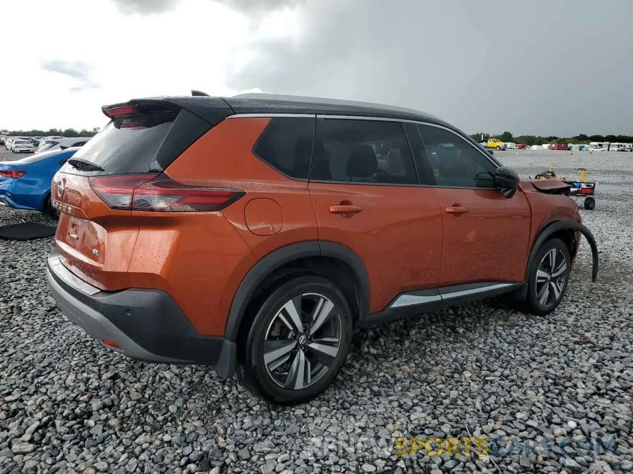 3 fotografías del automóvil dañado JN8AT3CA3MW014600 NISSAN ROGUE 2021