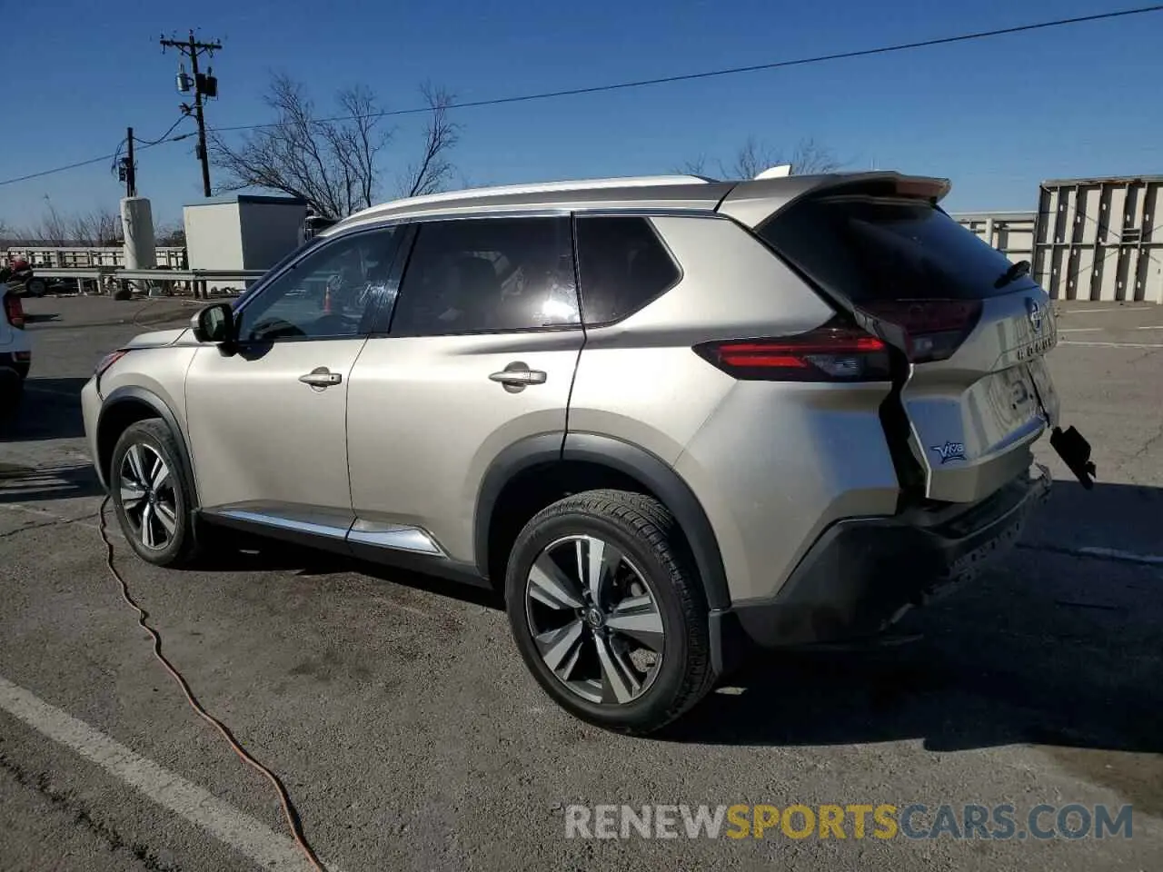 2 fotografías del automóvil dañado JN8AT3CA6MW021038 NISSAN ROGUE 2021
