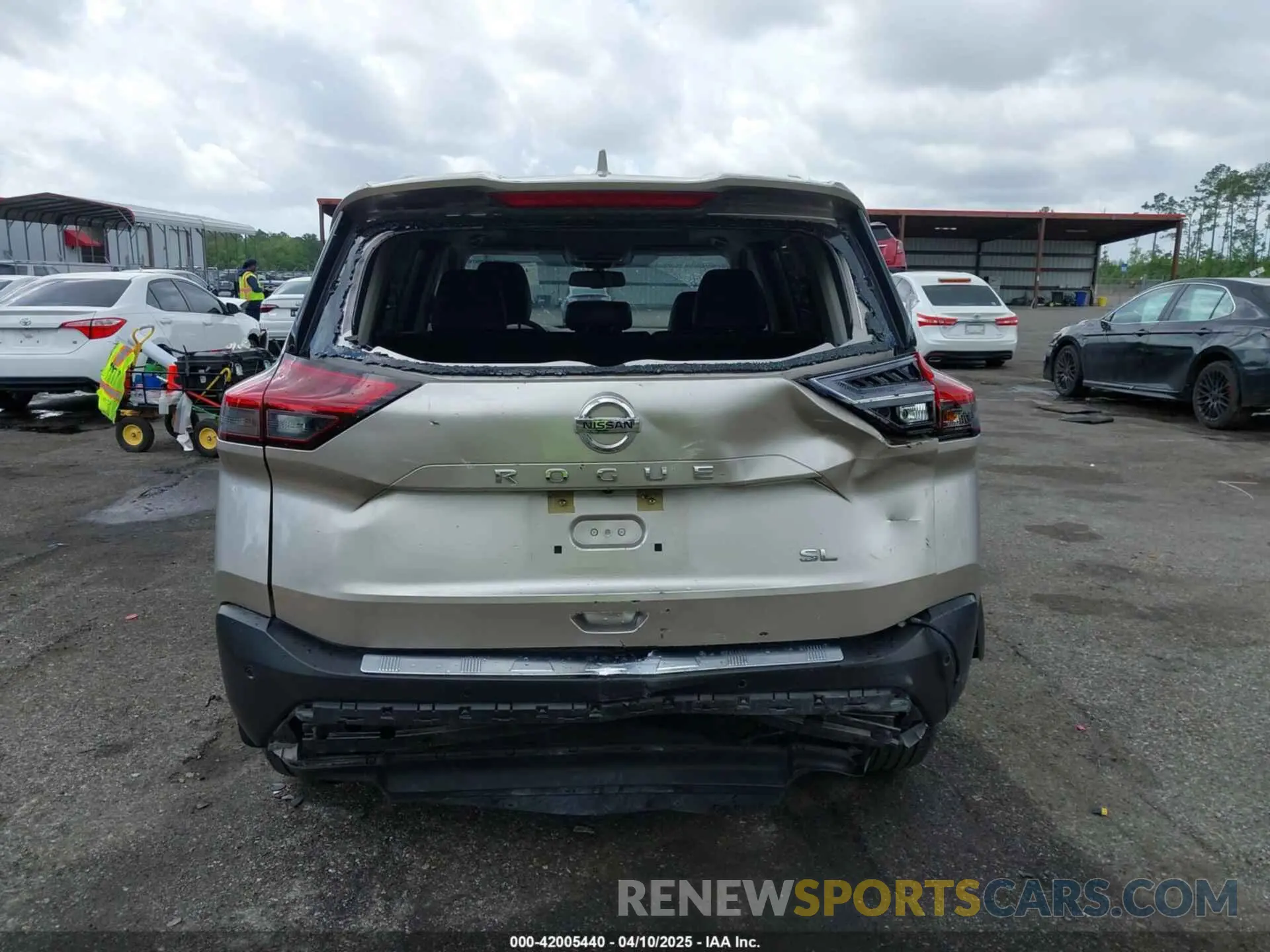 16 fotografías del automóvil dañado JN8AT3CA6MW027633 NISSAN ROGUE 2021