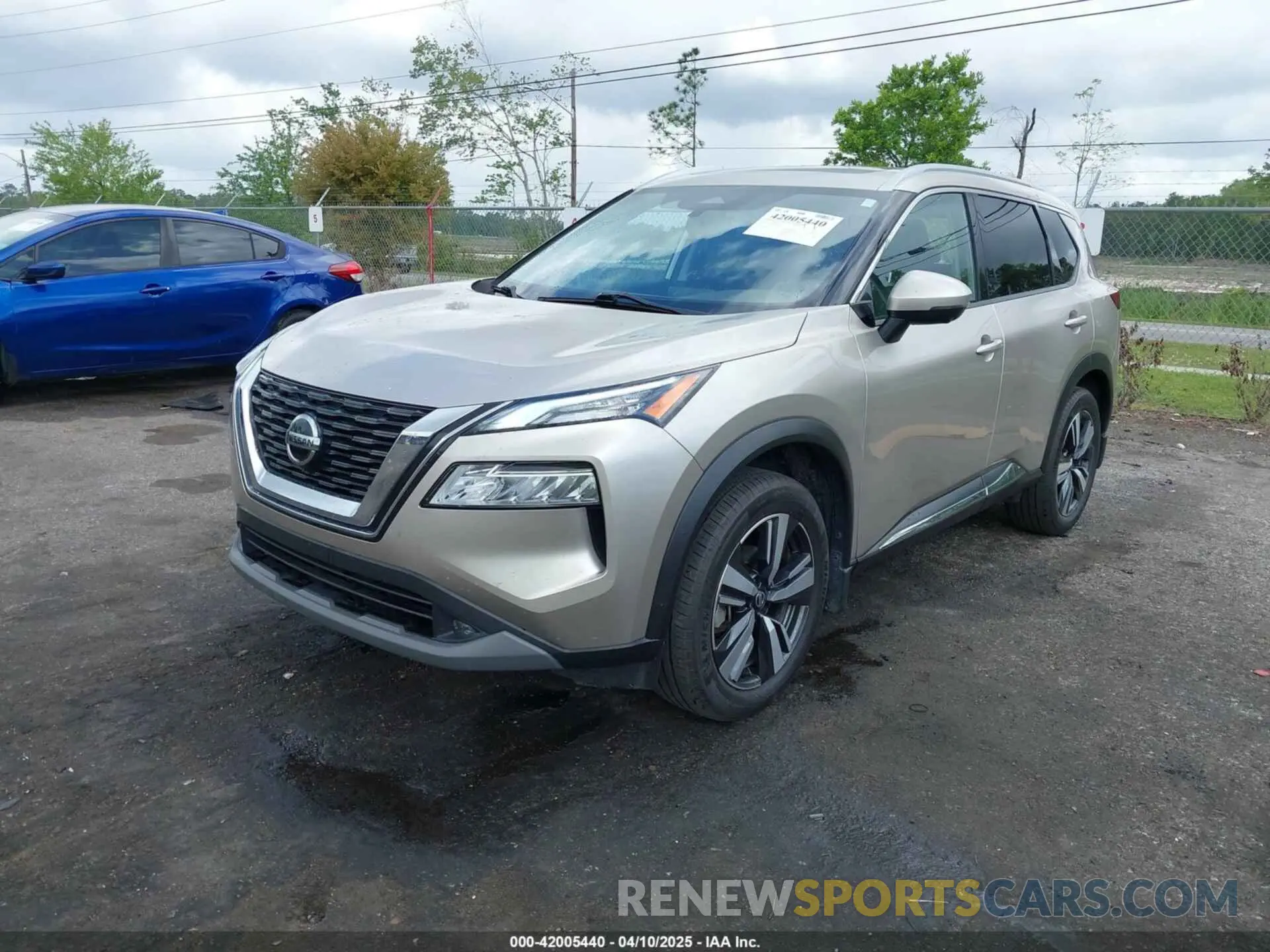 2 fotografías del automóvil dañado JN8AT3CA6MW027633 NISSAN ROGUE 2021