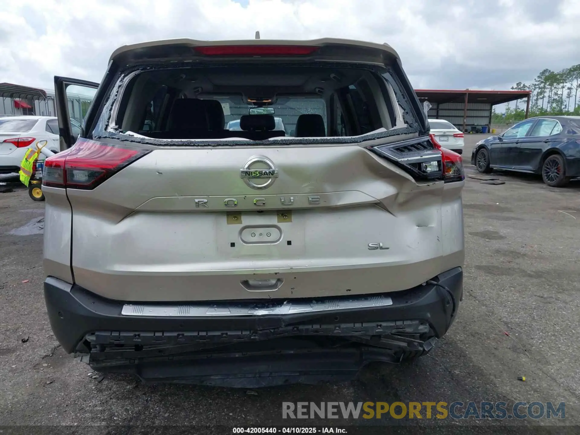 6 fotografías del automóvil dañado JN8AT3CA6MW027633 NISSAN ROGUE 2021