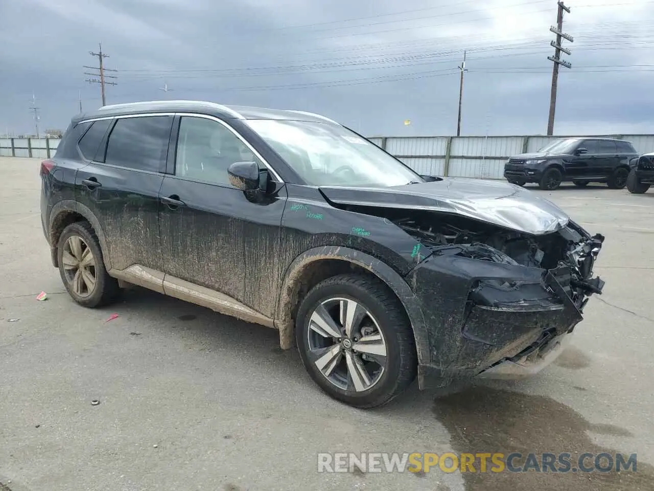 4 fotografías del automóvil dañado JN8AT3CB3MW240550 NISSAN ROGUE 2021