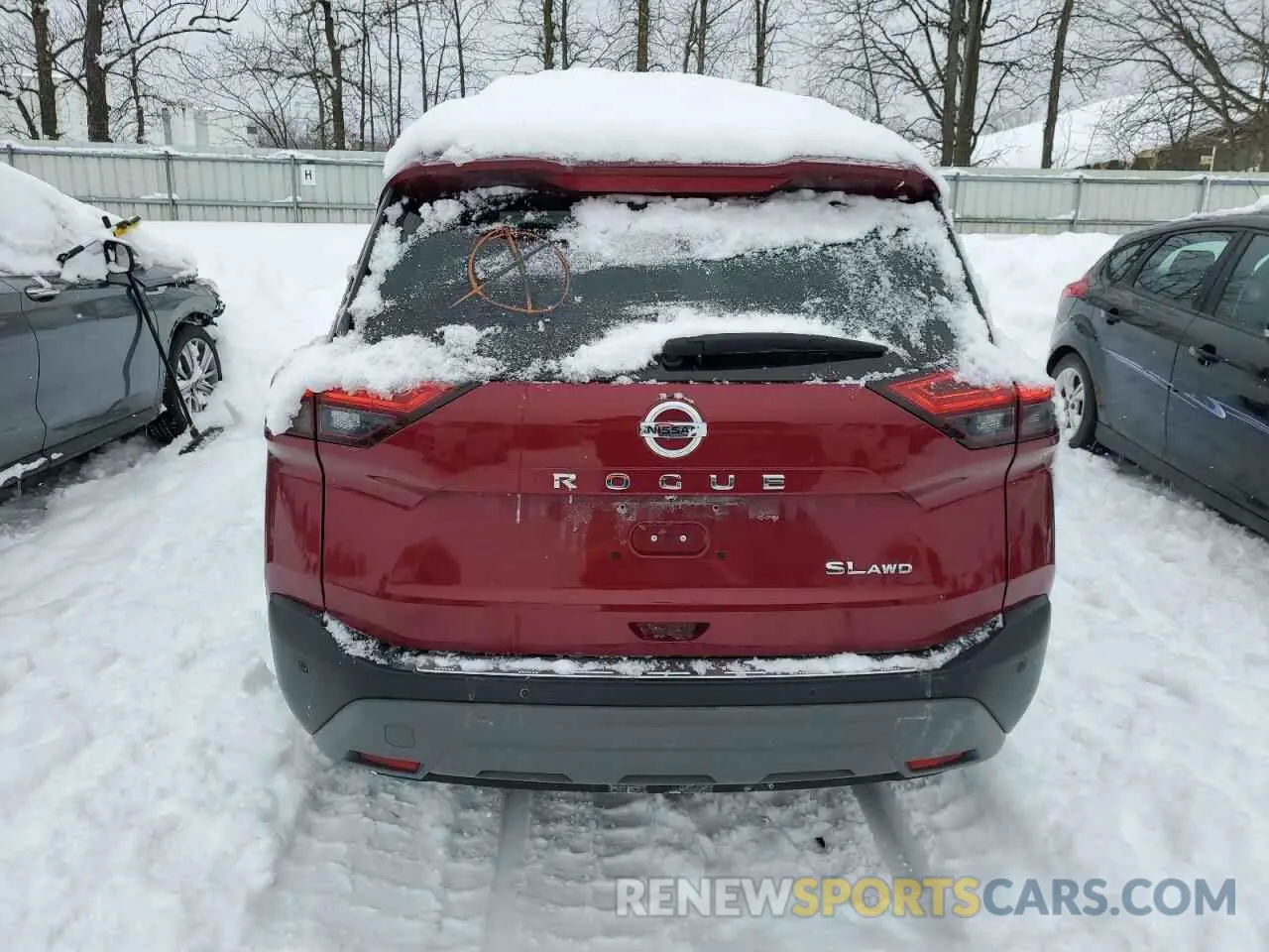 6 fotografías del automóvil dañado JN8AT3CB4MW201868 NISSAN ROGUE 2021