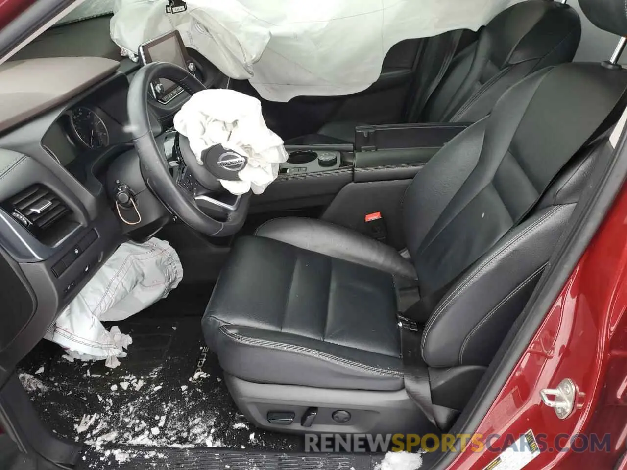 7 fotografías del automóvil dañado JN8AT3CB4MW201868 NISSAN ROGUE 2021