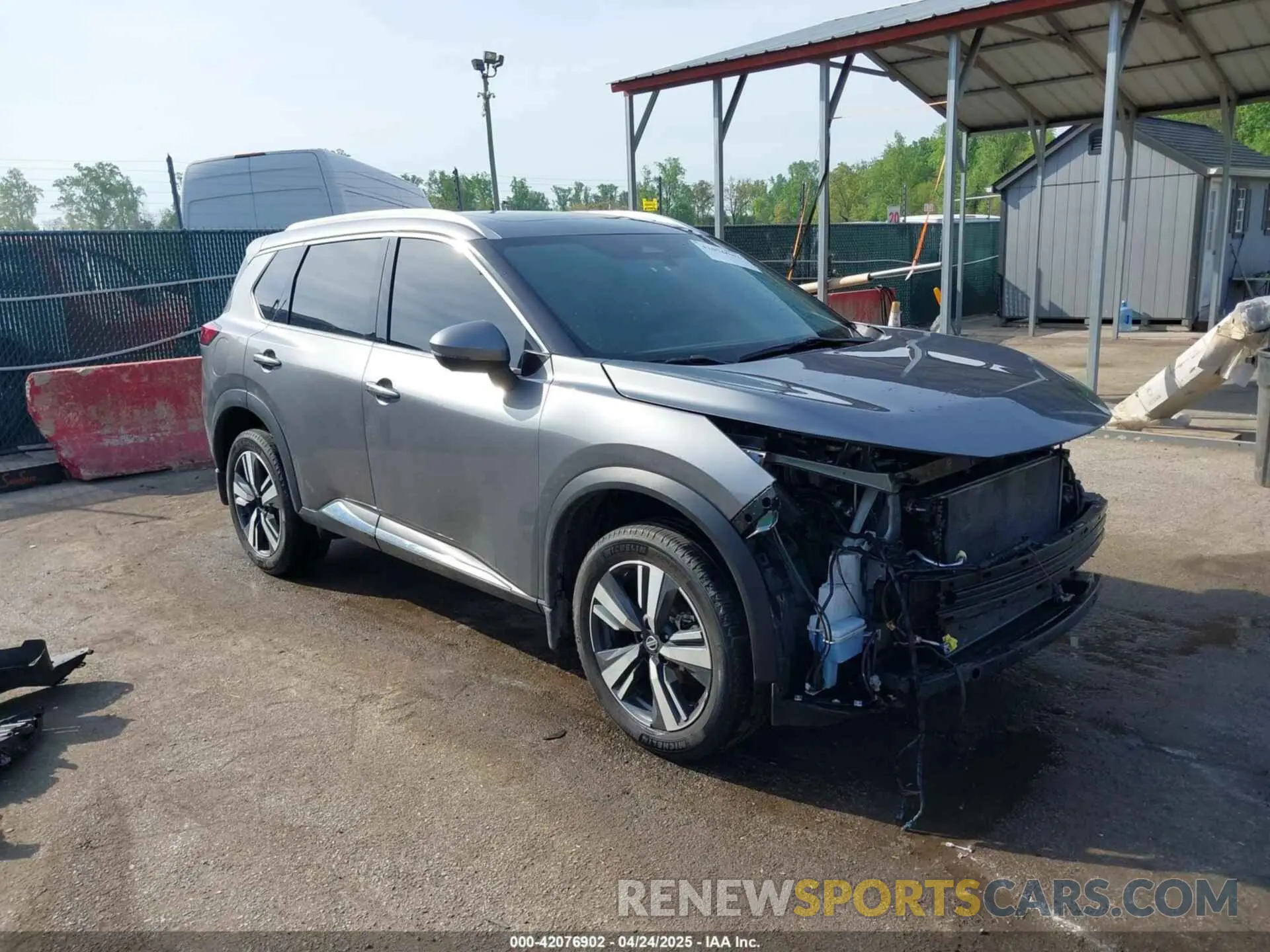 1 fotografías del automóvil dañado JN8AT3CB6MW239652 NISSAN ROGUE 2021