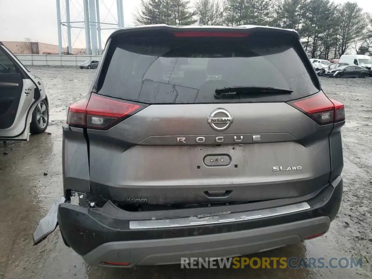 6 fotografías del automóvil dañado JN8AT3CB8MW240138 NISSAN ROGUE 2021