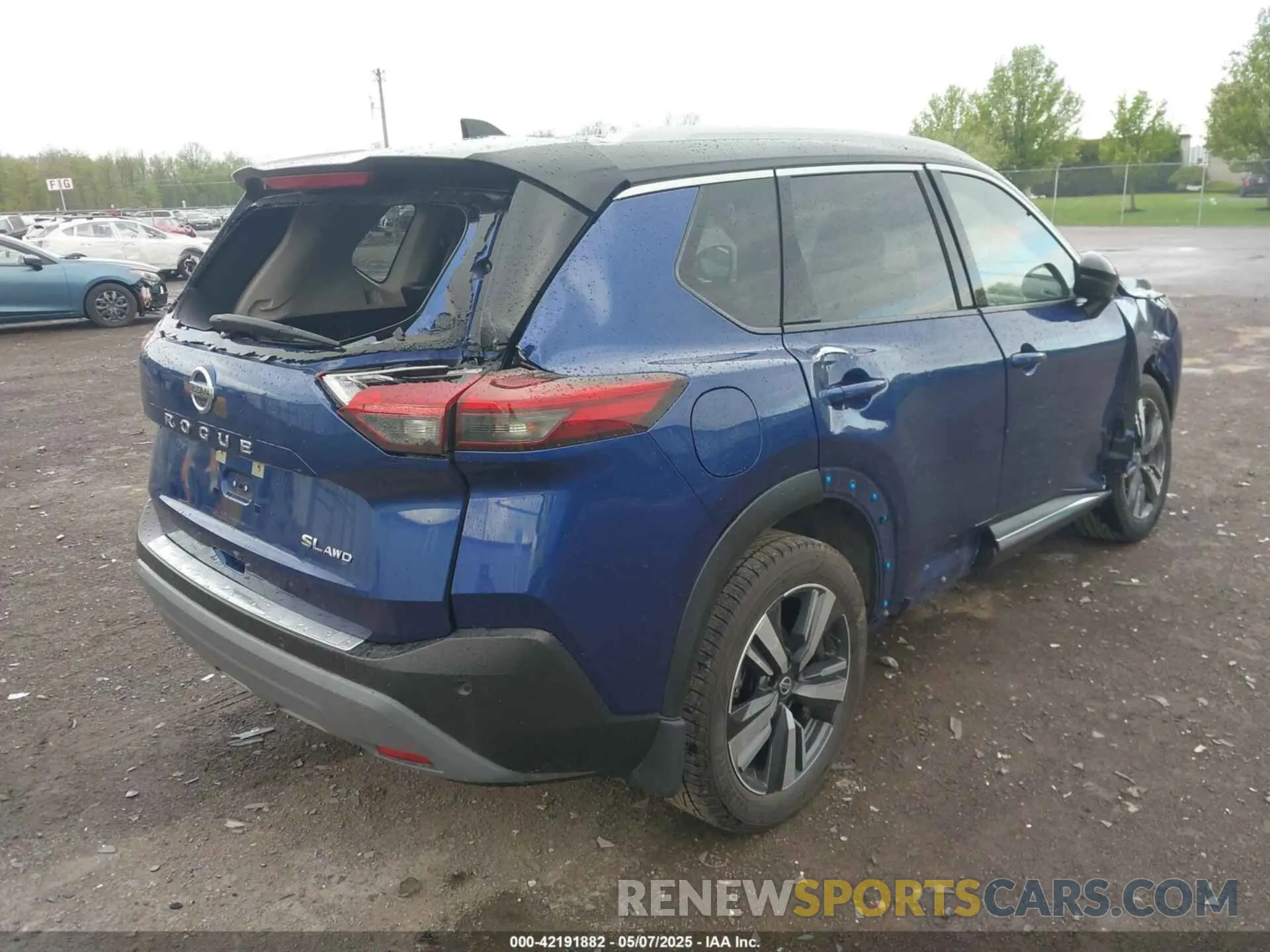 4 fotografías del automóvil dañado JN8AT3CB8MW241712 NISSAN ROGUE 2021