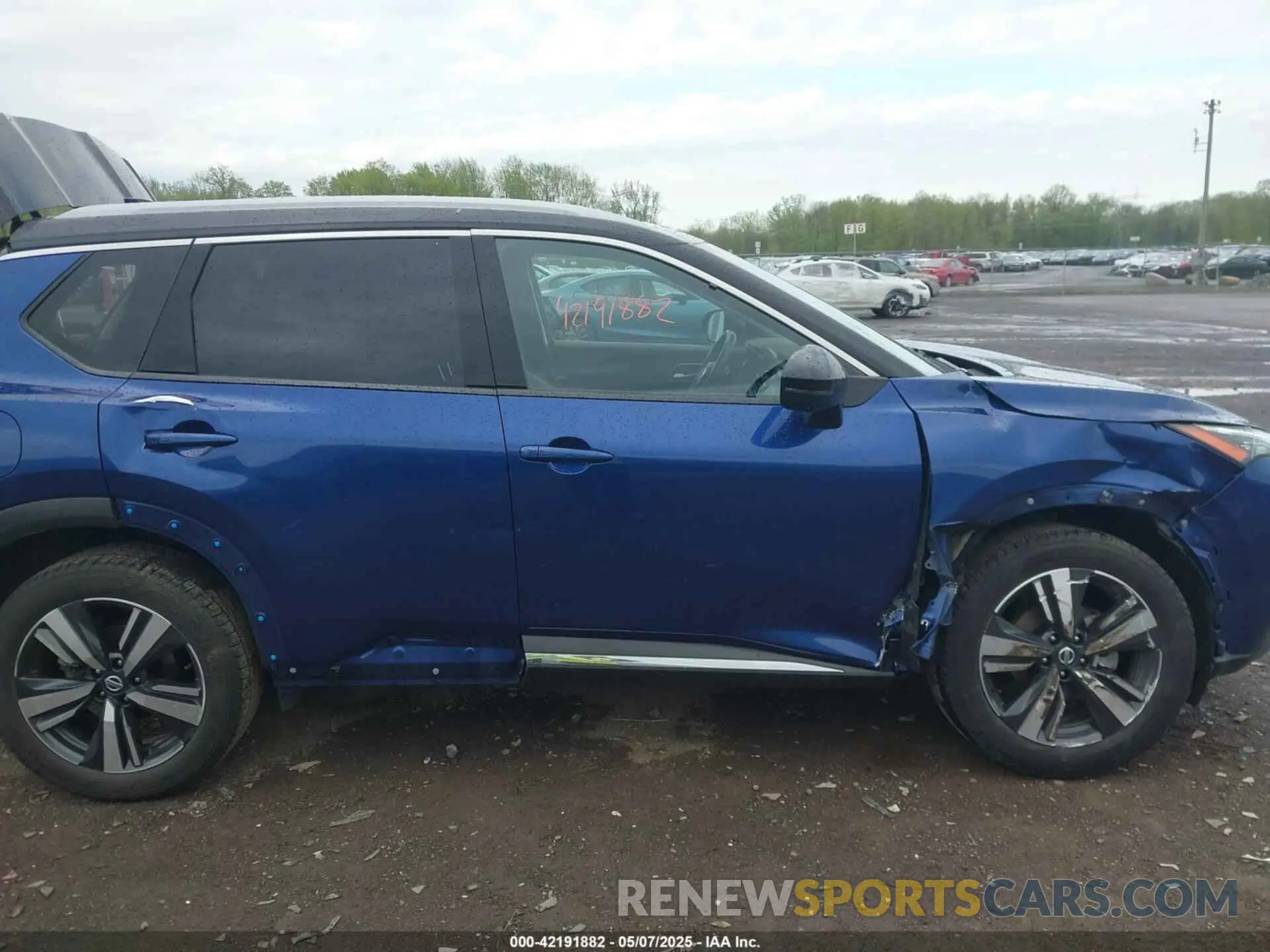 6 fotografías del automóvil dañado JN8AT3CB8MW241712 NISSAN ROGUE 2021
