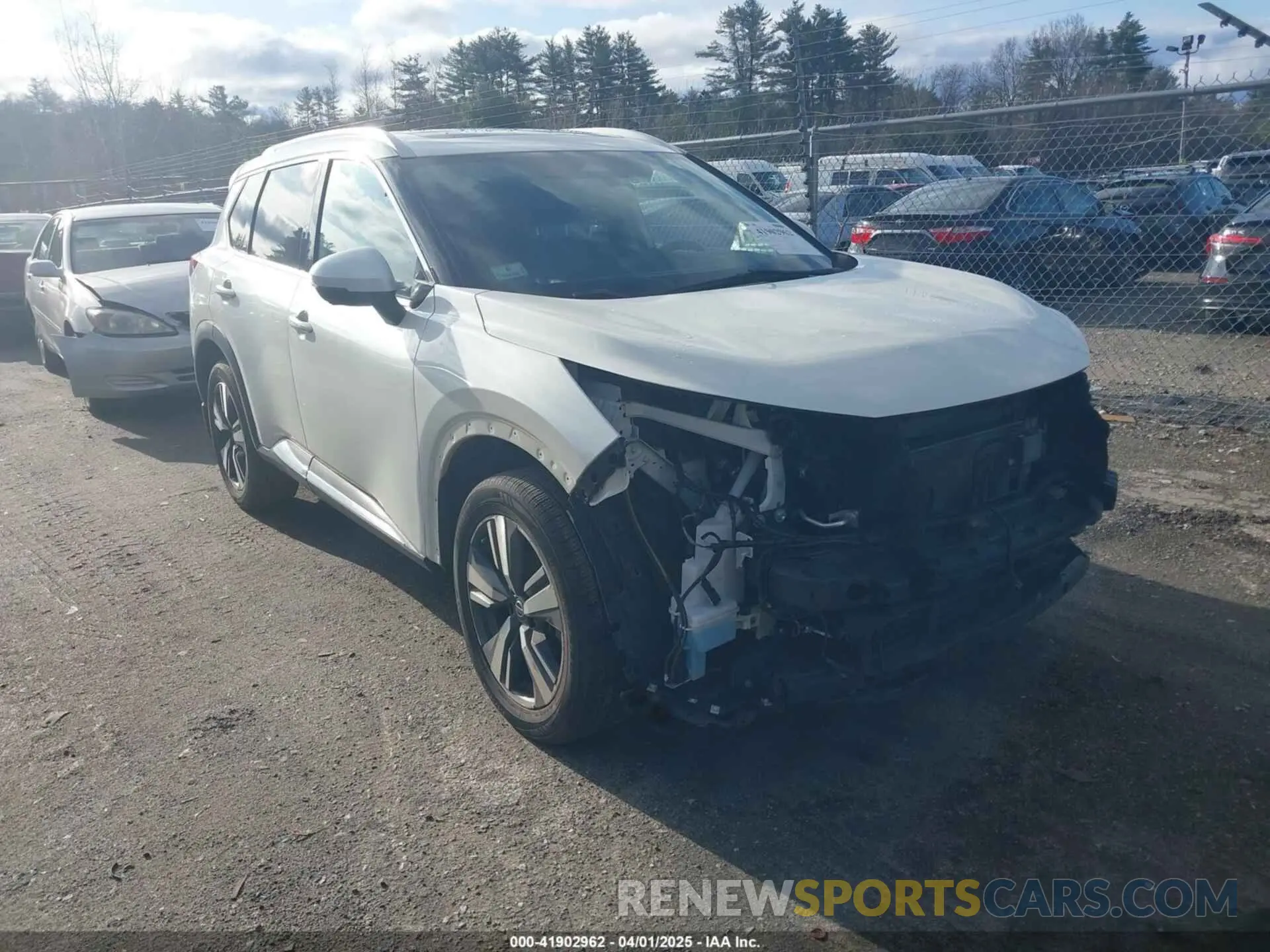 1 fotografías del automóvil dañado JN8AT3CBXMW202264 NISSAN ROGUE 2021