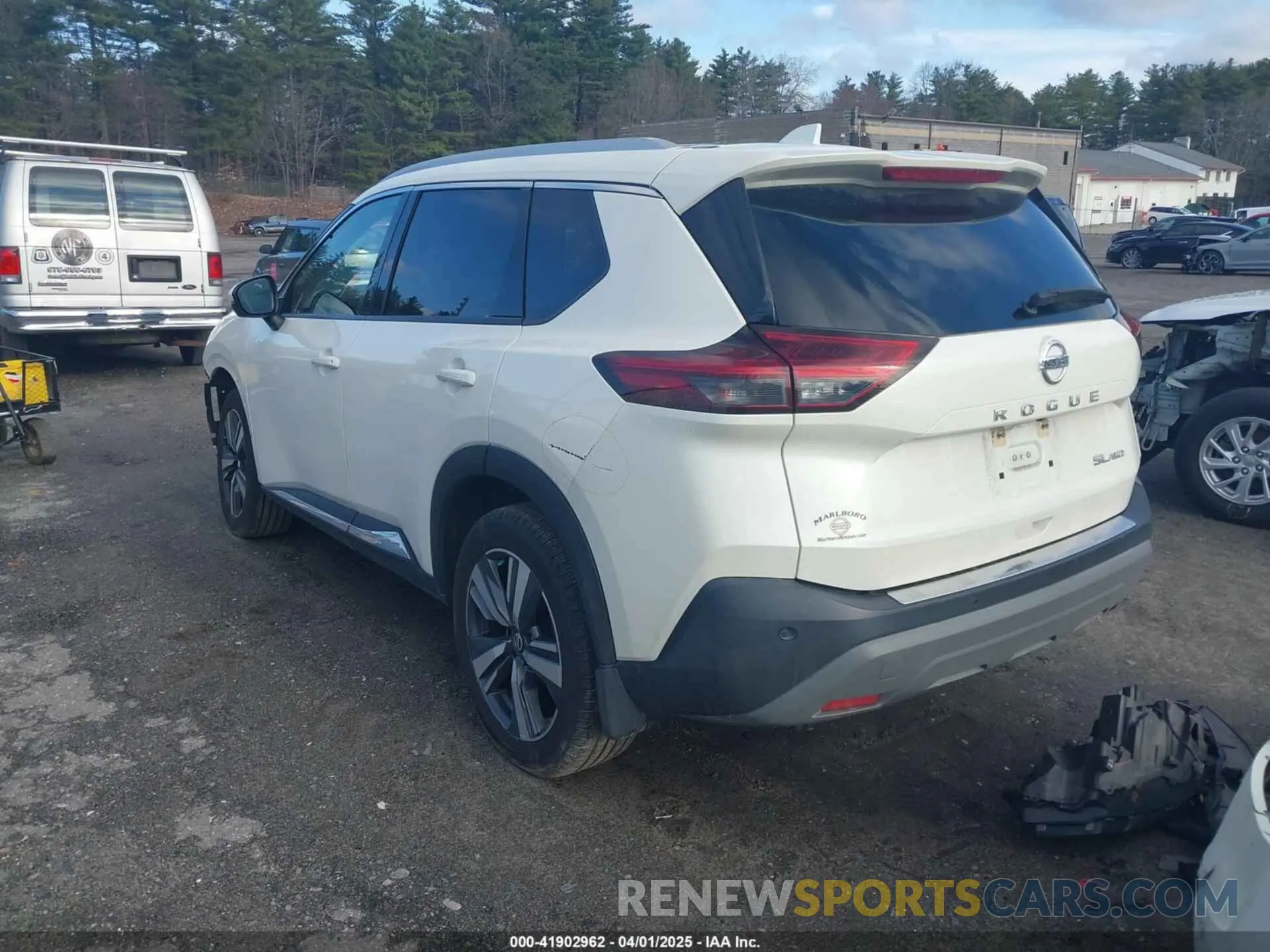 15 fotografías del automóvil dañado JN8AT3CBXMW202264 NISSAN ROGUE 2021