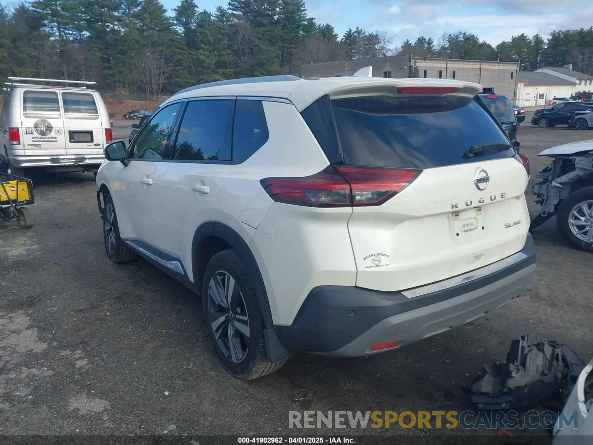 3 fotografías del automóvil dañado JN8AT3CBXMW202264 NISSAN ROGUE 2021
