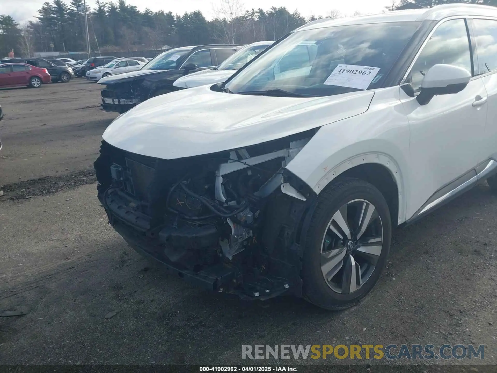 6 fotografías del automóvil dañado JN8AT3CBXMW202264 NISSAN ROGUE 2021