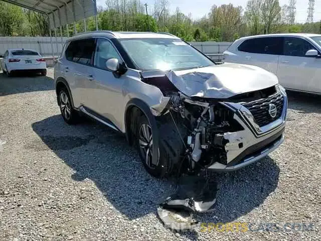 12 fotografías del automóvil dañado JN8AT3DC3MW107732 NISSAN ROGUE 2021