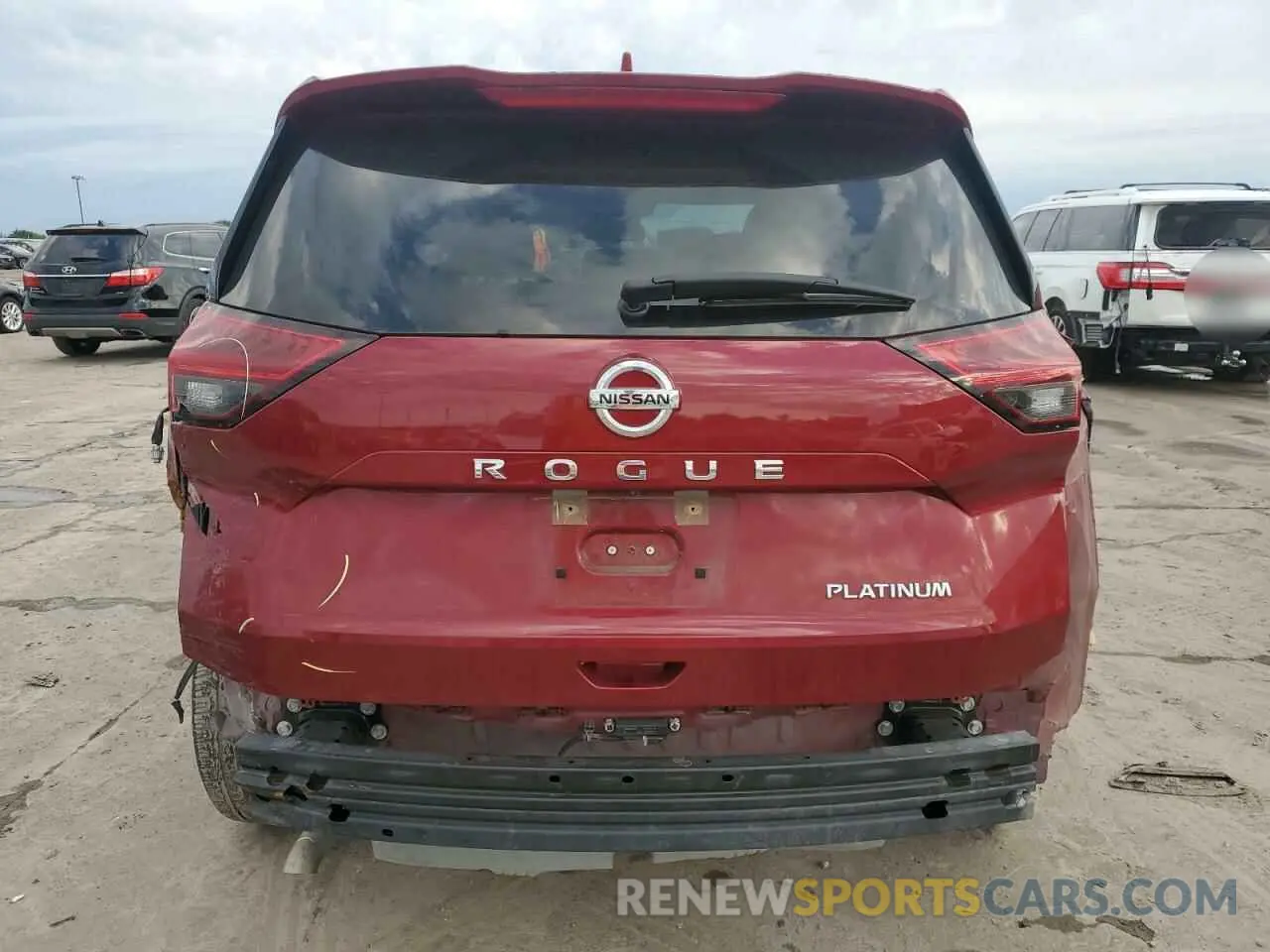 6 fotografías del automóvil dañado JN8AT3DC6MW107529 NISSAN ROGUE 2021